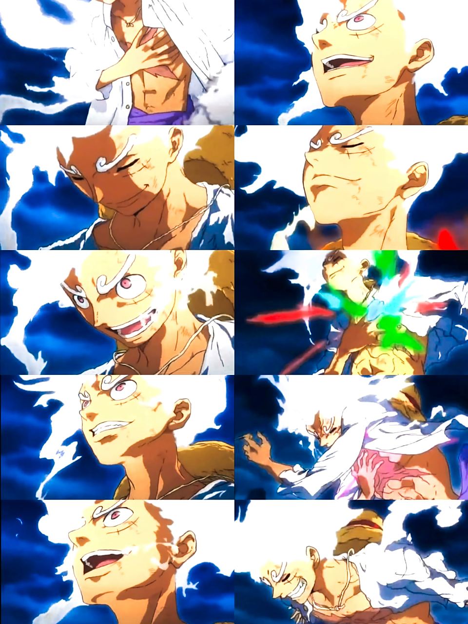 5档路飞是真的帅~  #海贼王路飞五档火力全开