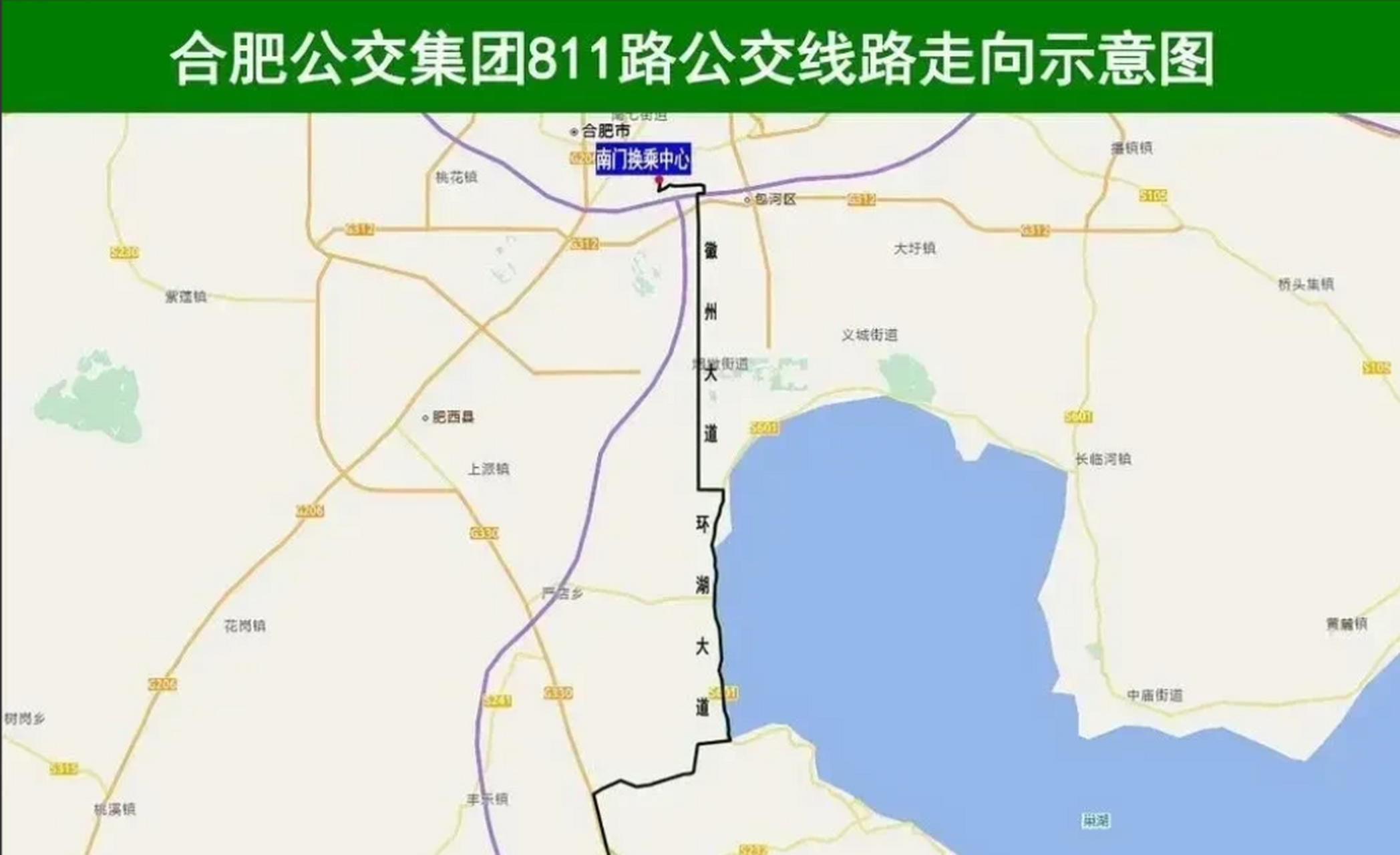 合肥公交车路线图图片