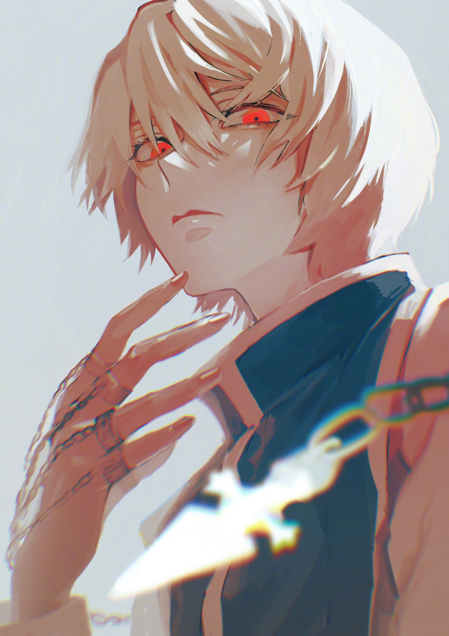 全职猎人#  漫画家森野きこり绘制的酷拉皮卡 [心]  #动漫推荐