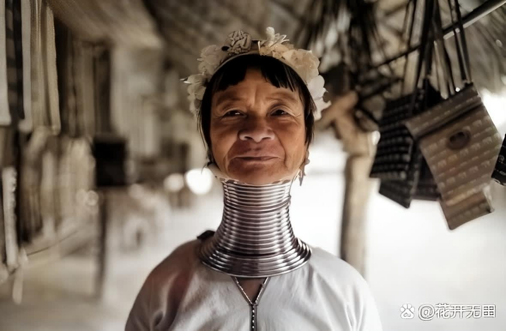 长颈族一组照片.