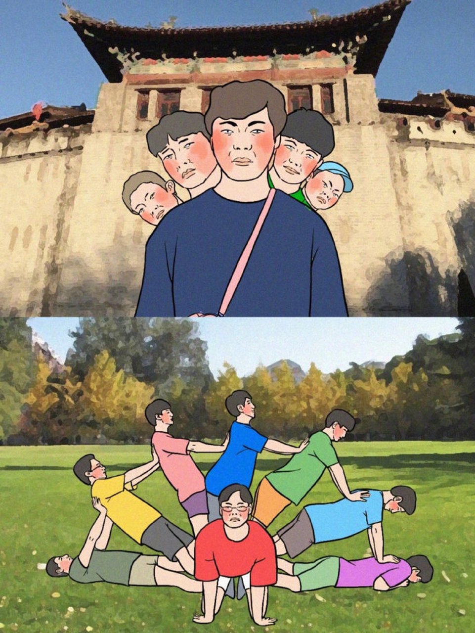 沙雕又搞怪的毕业旅行照姿get√ 676767快安排~ #毕业照# #拍照