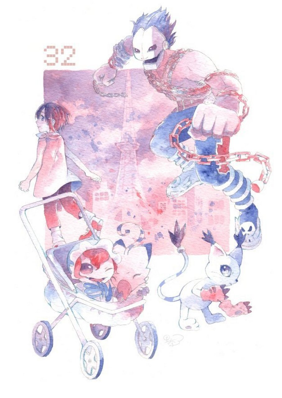 被入侵的现实 #数码宝贝# #动漫# #二次元