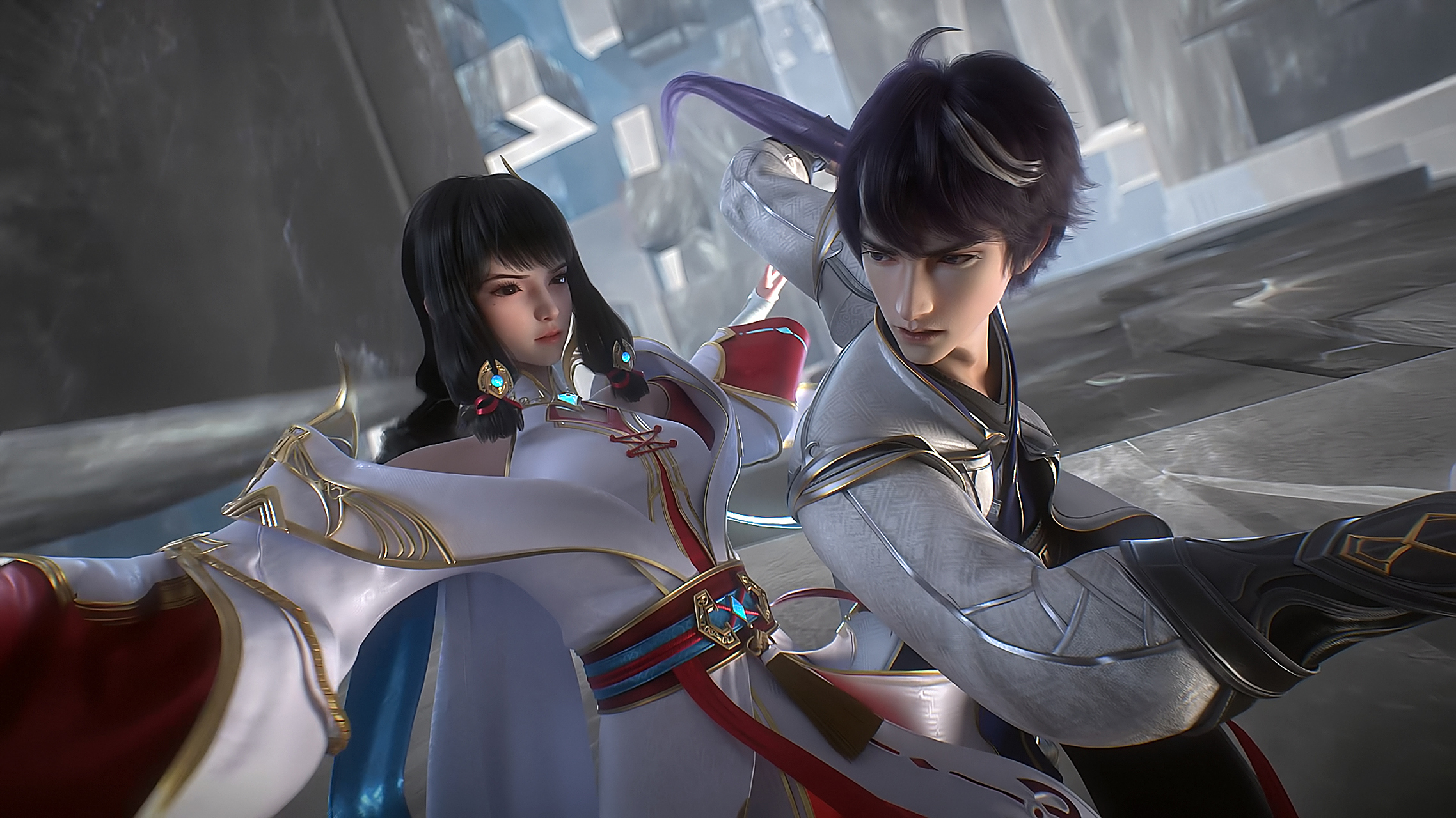 国漫女神|《百炼成神》云落动漫壁纸:杀戮少女(白帝城执法官),上界