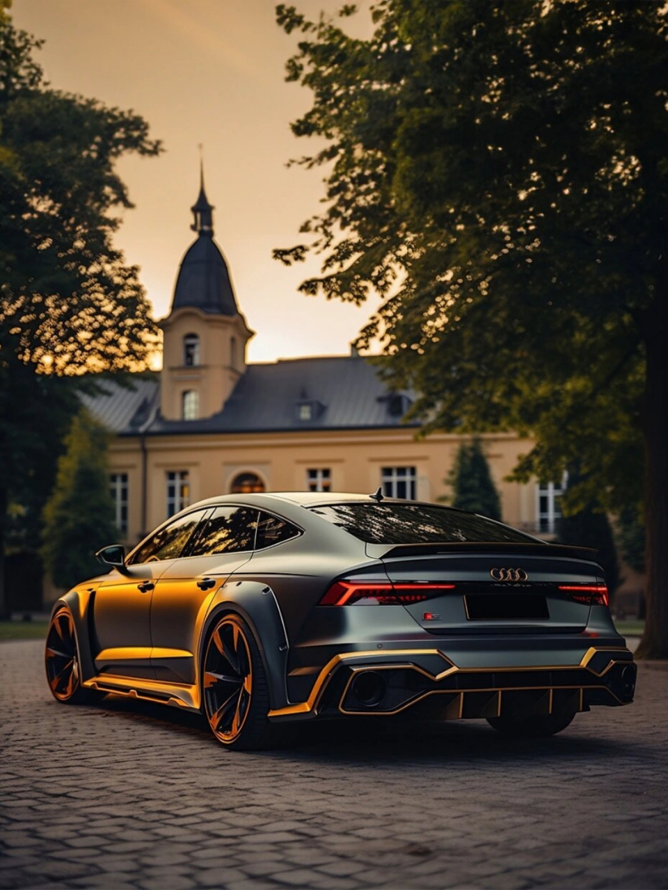 西装暴徒奥迪rs7浮夸暴力美学  在汽车世界,总有那么几款车能燃起男人