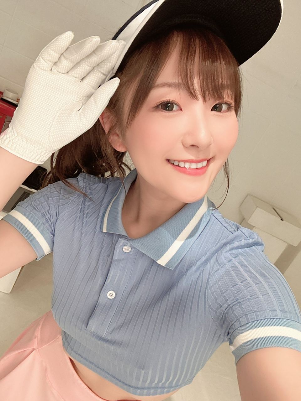 青空光小姐姐这是打算去打高尔夫去了?