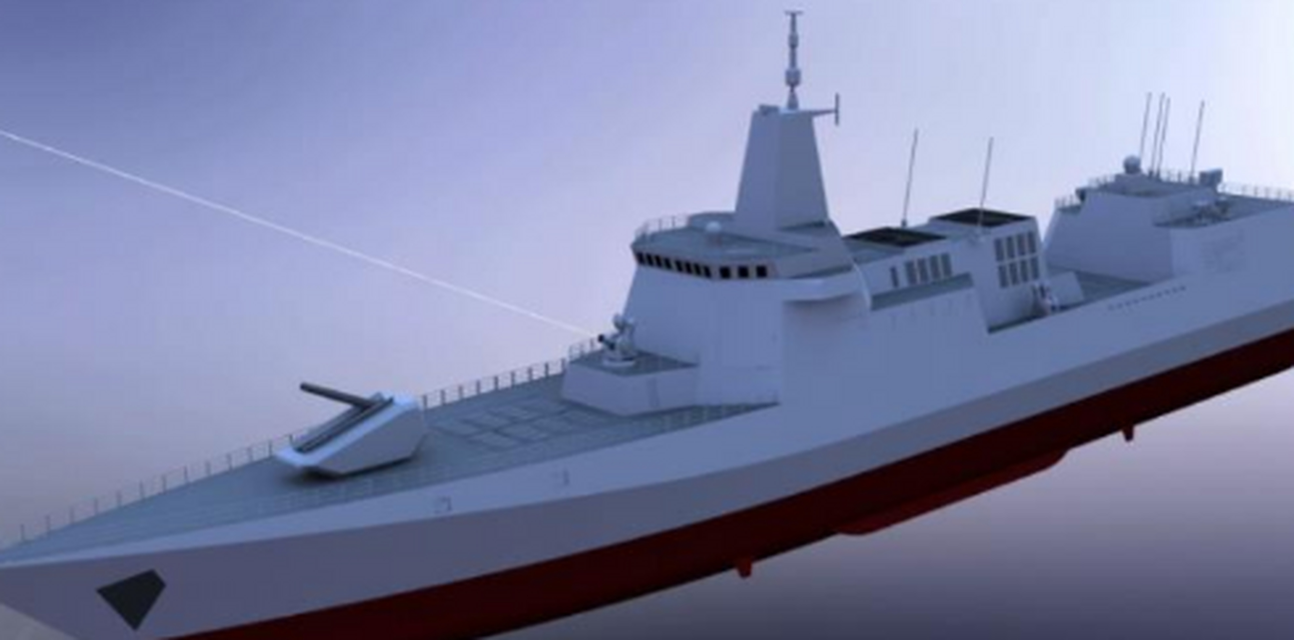 3万吨全电驱动大船亮相, 或为全能舰055b大驱试水!