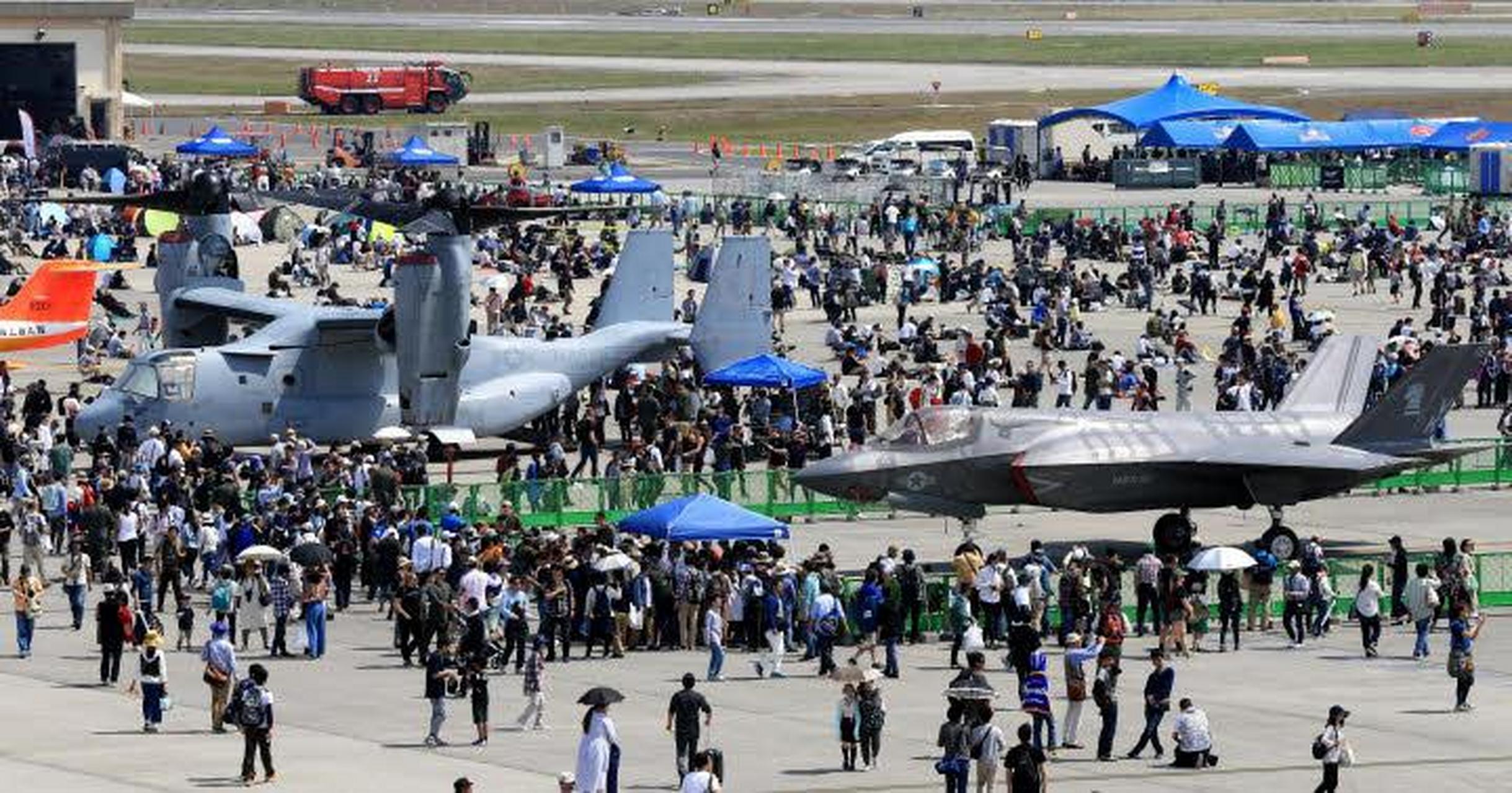 驻日美军岩国基地在2023年的开放活动,已经限制第三方的进入,根据航空