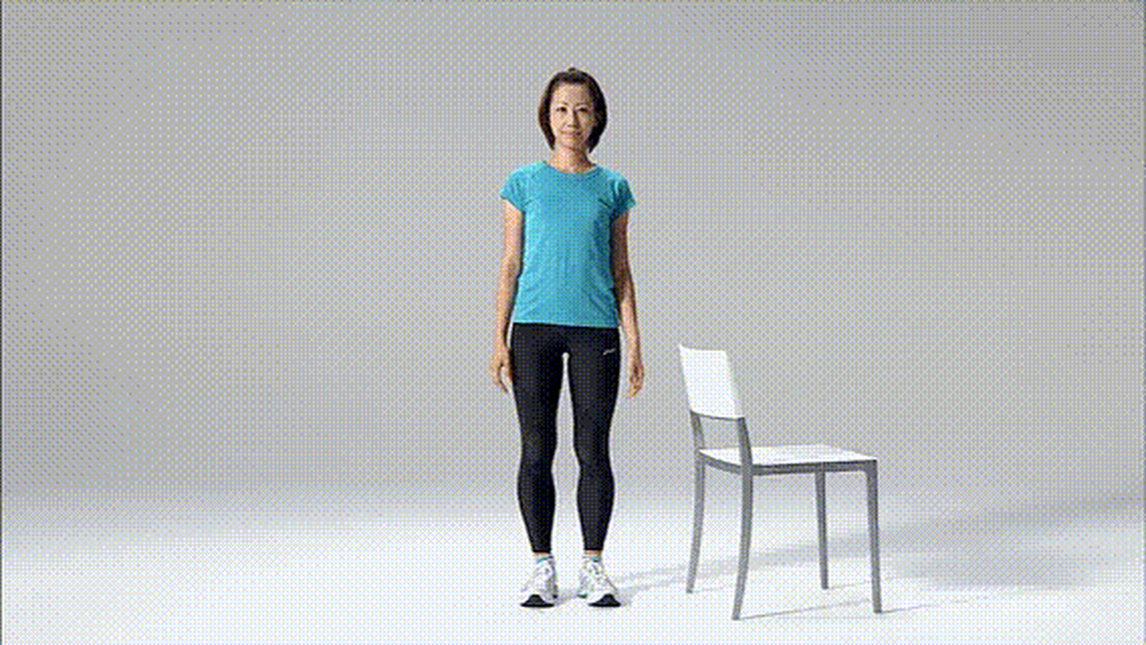 它能够锻炼平衡力,也是普通深蹲无法实现的效果.