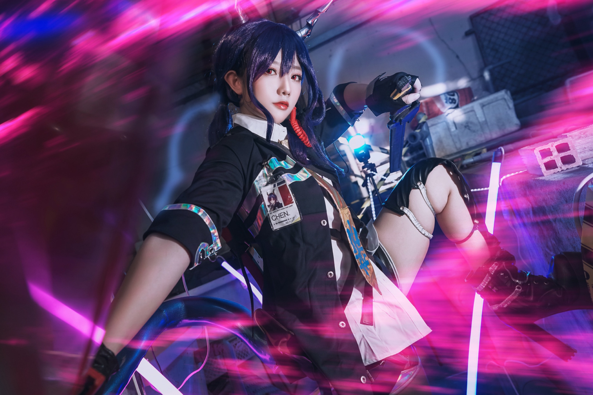 而是为了保护想保护的人~(明日方舟·陈) #二次元cos