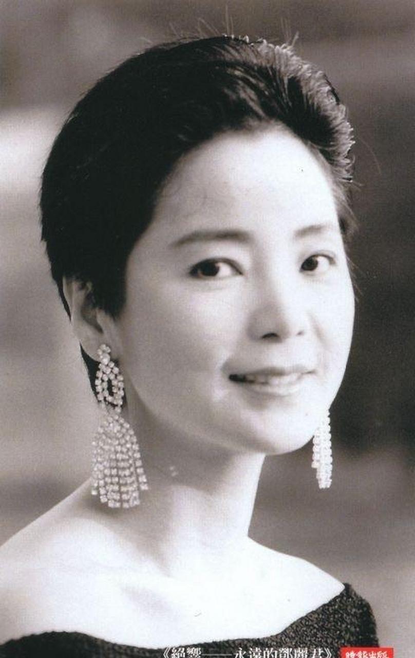 上世纪80年代,短发时期的邓丽君