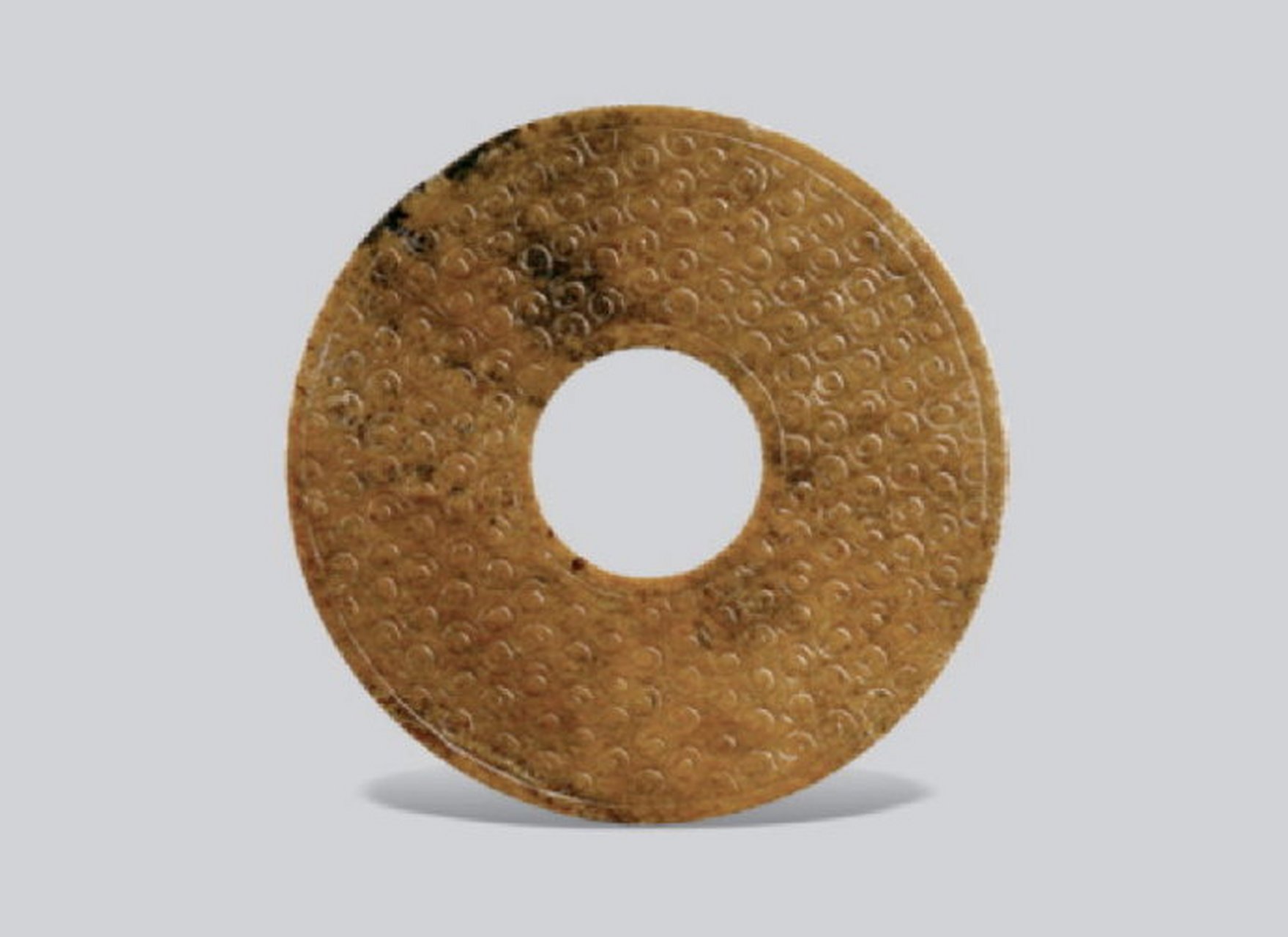 文物# 这是一组各地博物馆收藏的汉代玉璧.