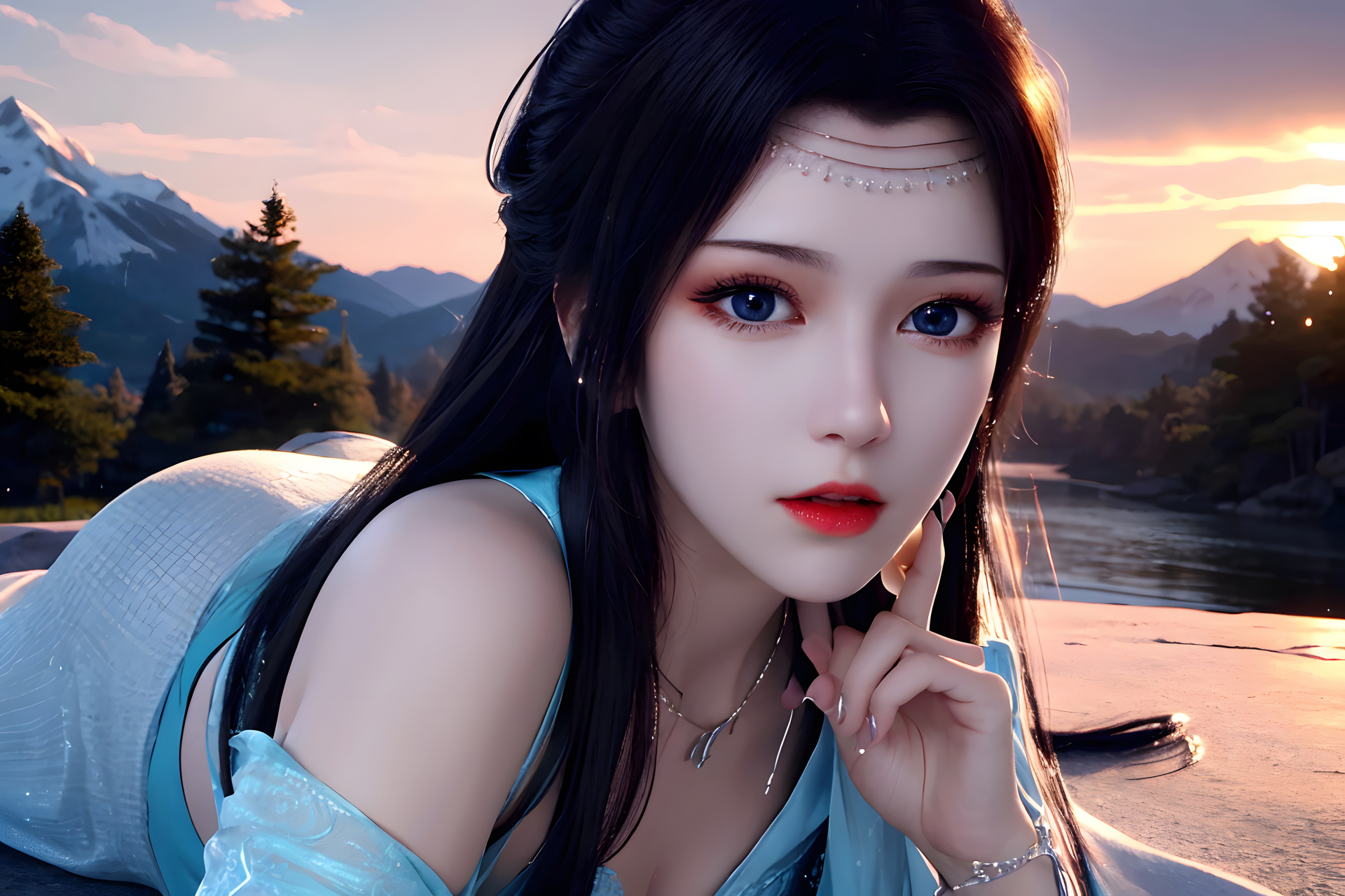 最近有点忙,没顾上发动态,正好今天有个小伙伴需要一张云韵壁纸,就先