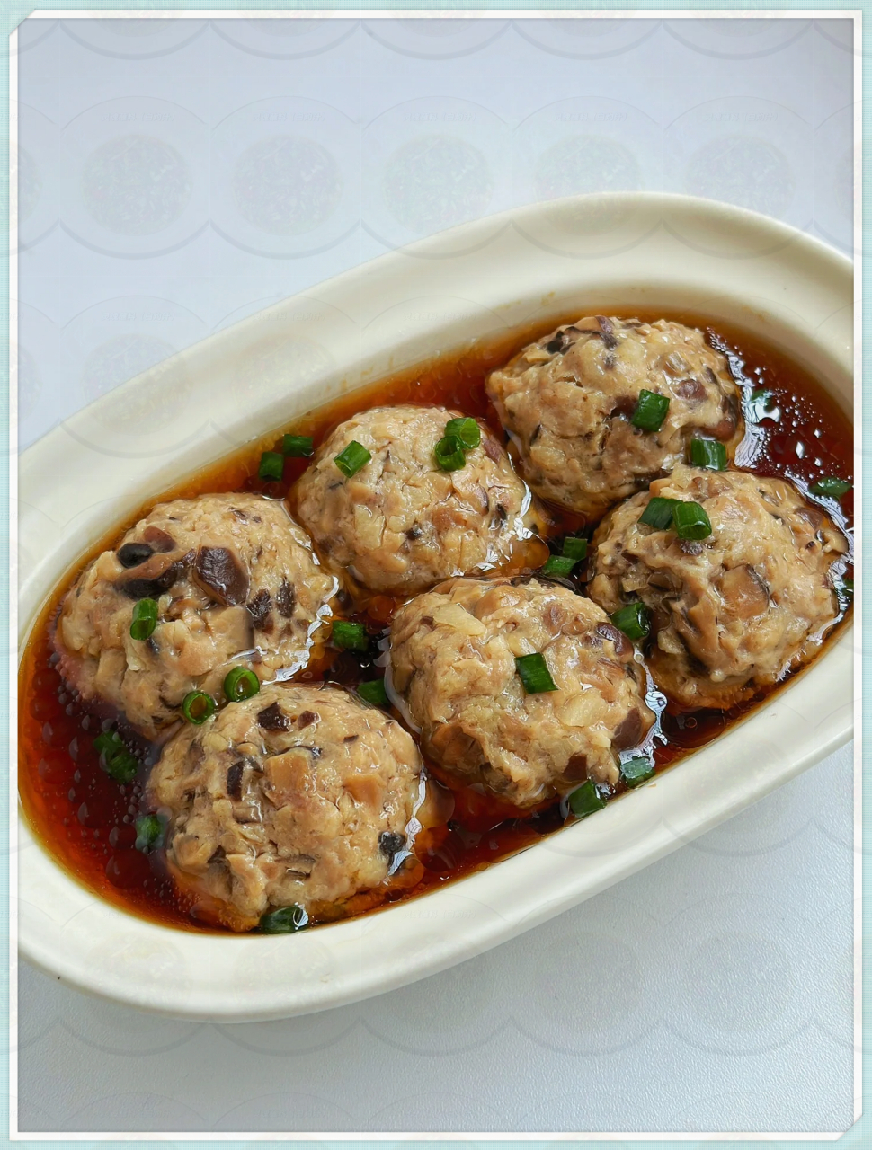 山药香菇肉丸(一岁以上)鲜香入味 嫩滑多汁  喜欢纯素宝宝,一定要品尝