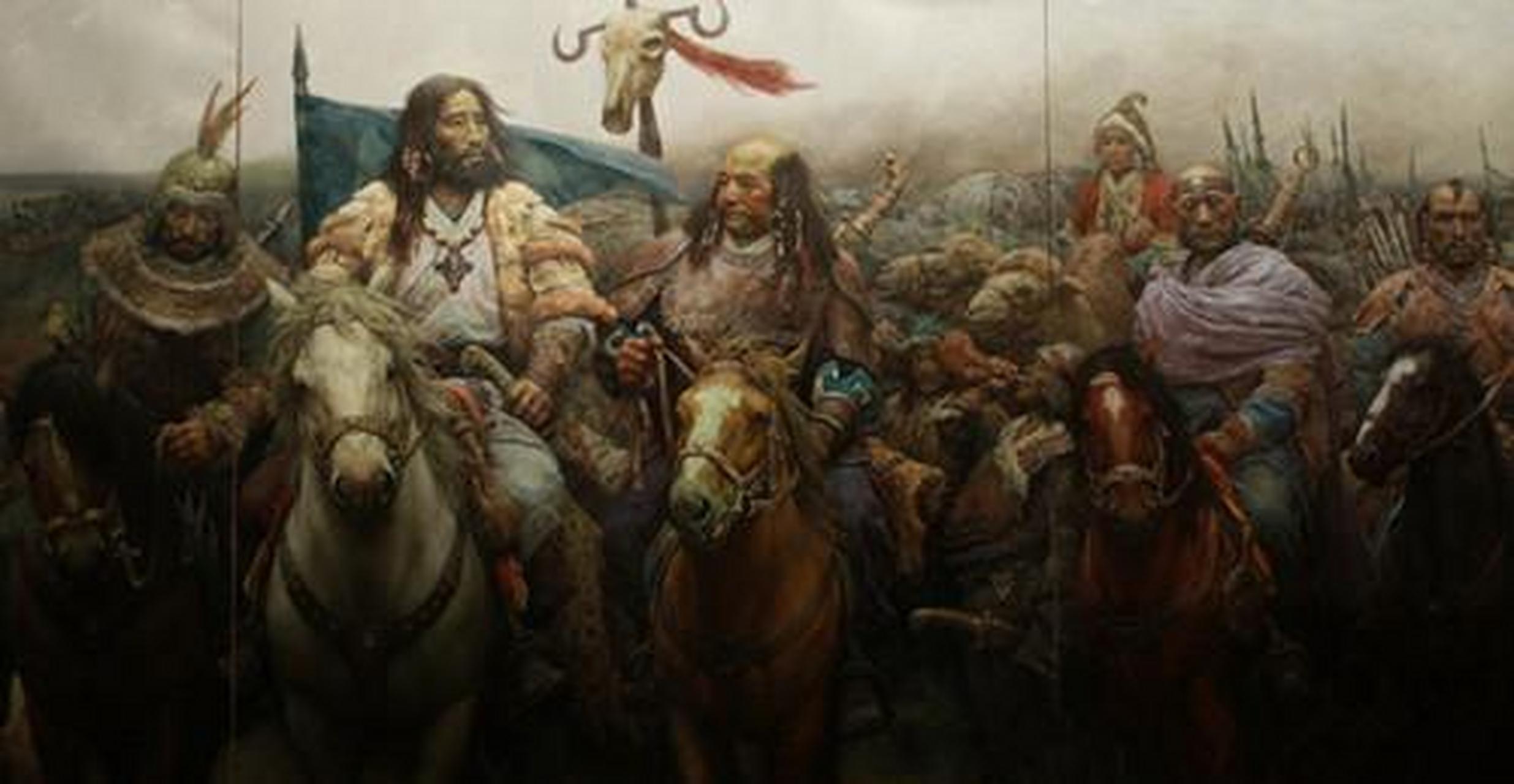 但霍去病带着队伍过了黄河后,休屠王就反悔了,跟浑邪王支支吾吾地说这