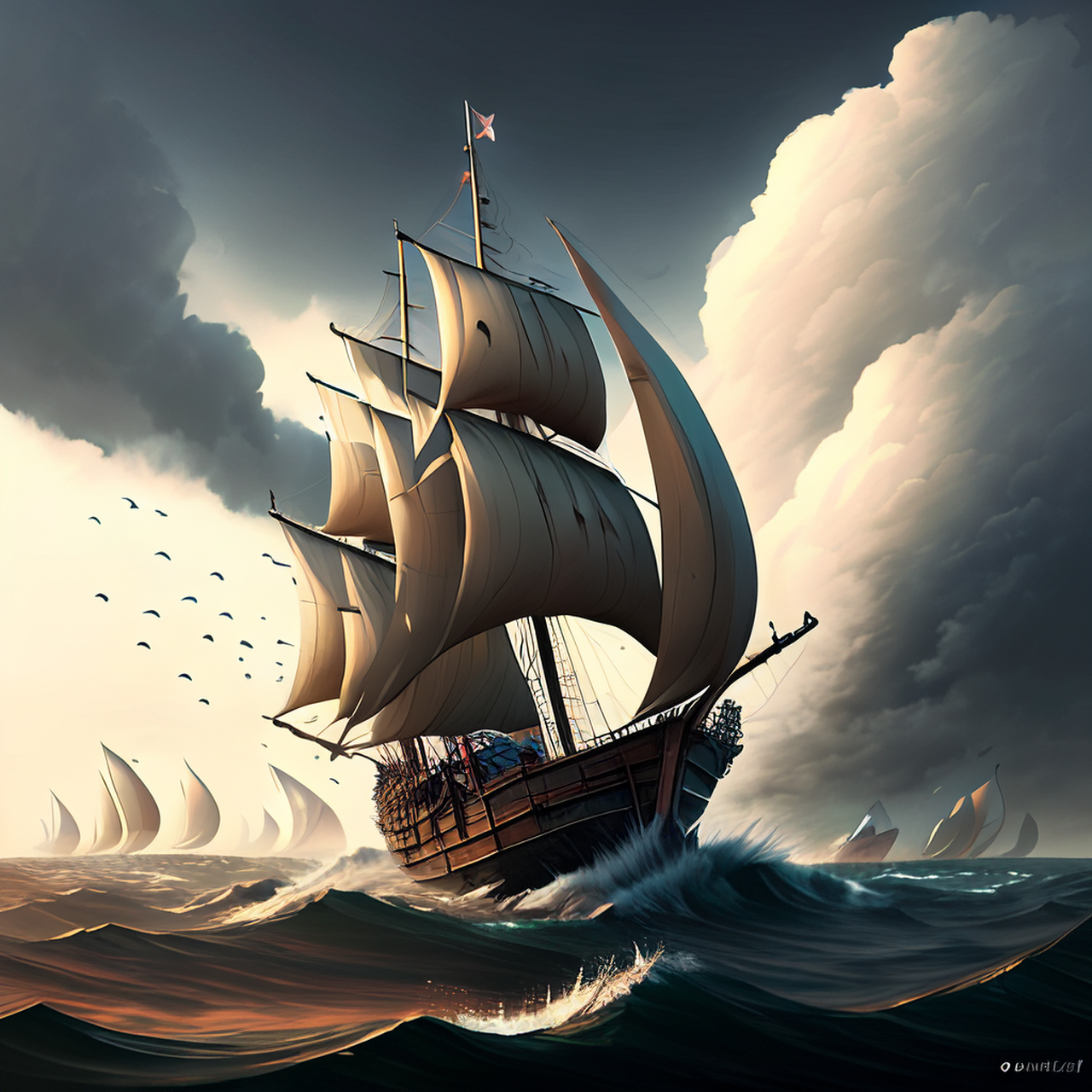 乌林侥倖数帆风,便傍吴船向蜀中.清远,中国风,画风#百度文心一言来了