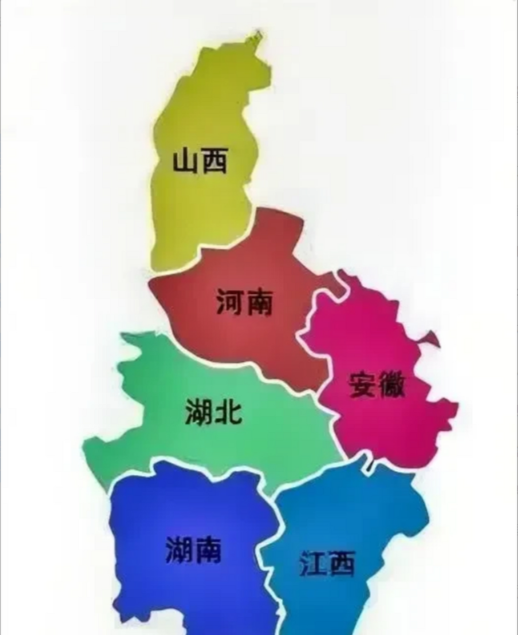 中部六省综合排名,网友说是这样的:河南>湖北>湖南>安徽>江西>山西.