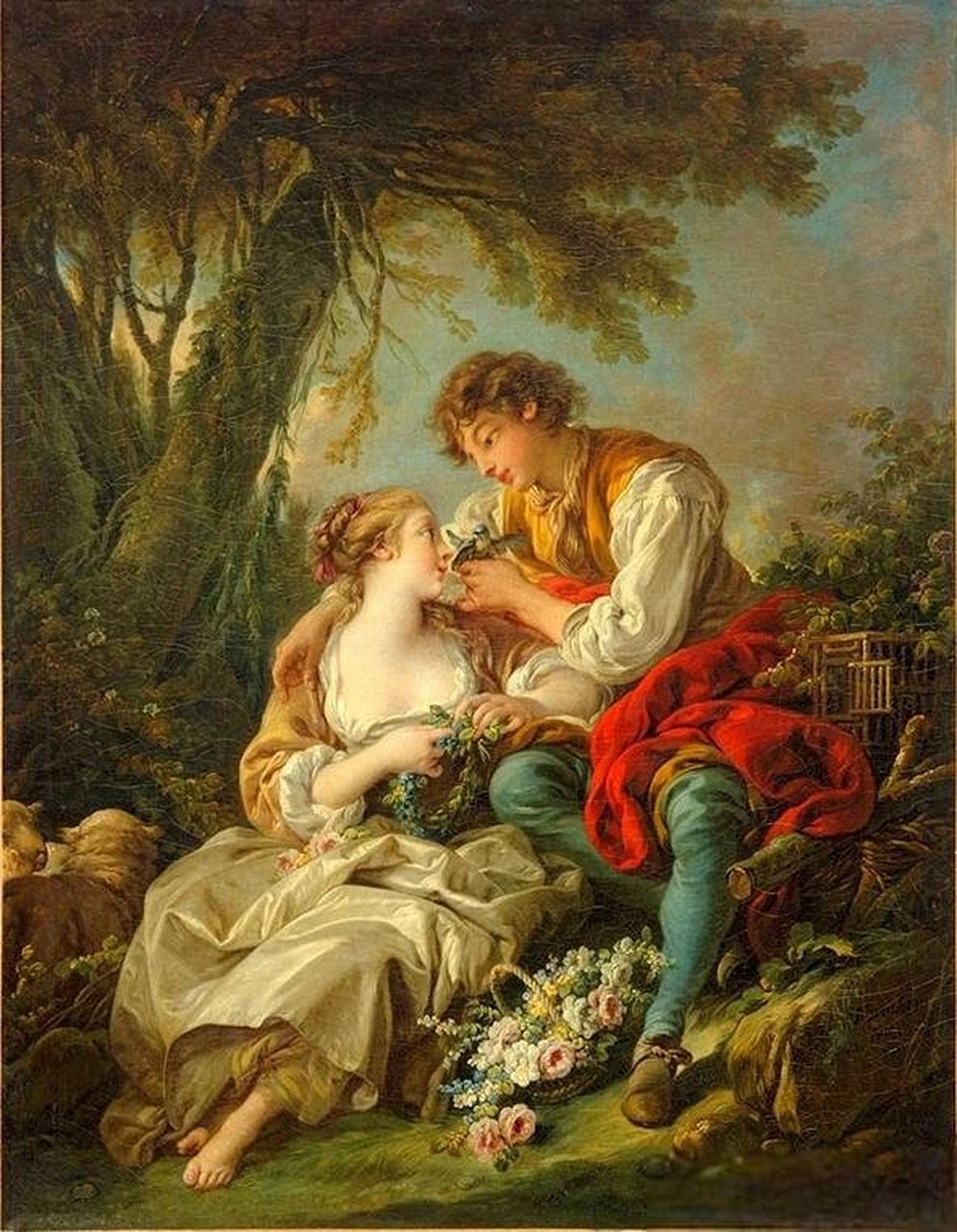 世界名画 洛可可时期的超级大师布歇  布歇是洛可可风格的代表画家之