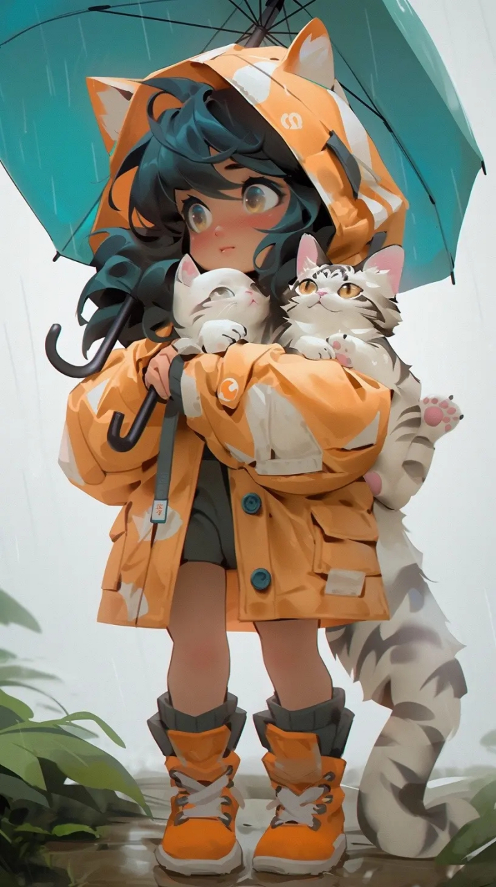 小猫女孩 #二次元 #动漫 #ai绘画