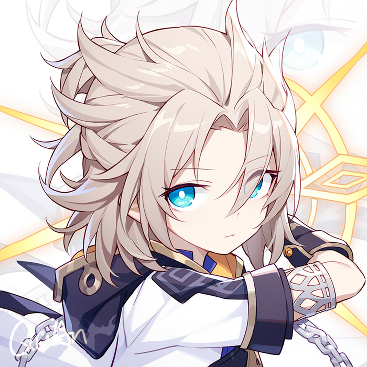 画师:quan_ #原神# #头像# 魈宝好美