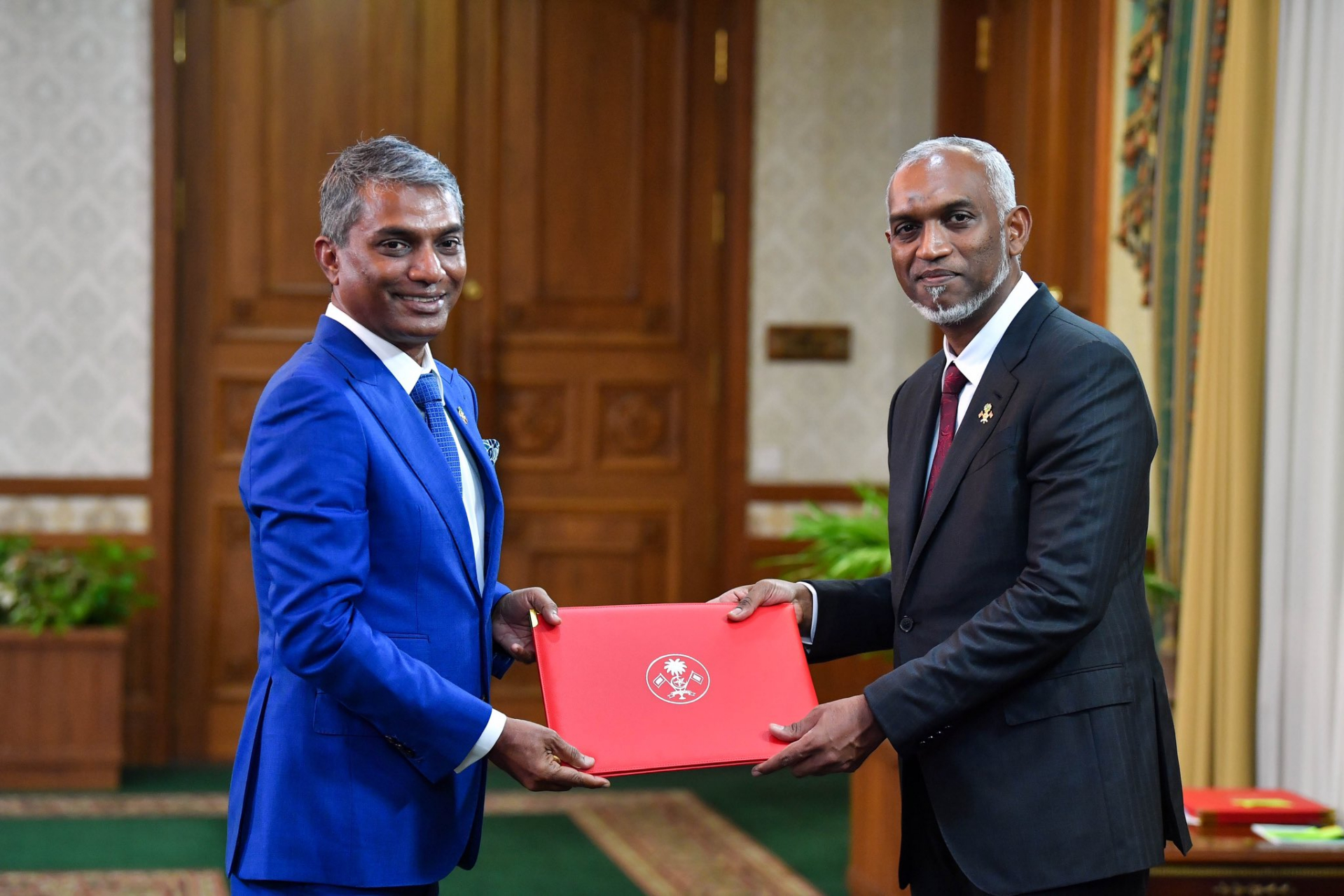 马尔代夫总统办公室周日在一份声明中表示,马尔代夫已正式呼吁印度