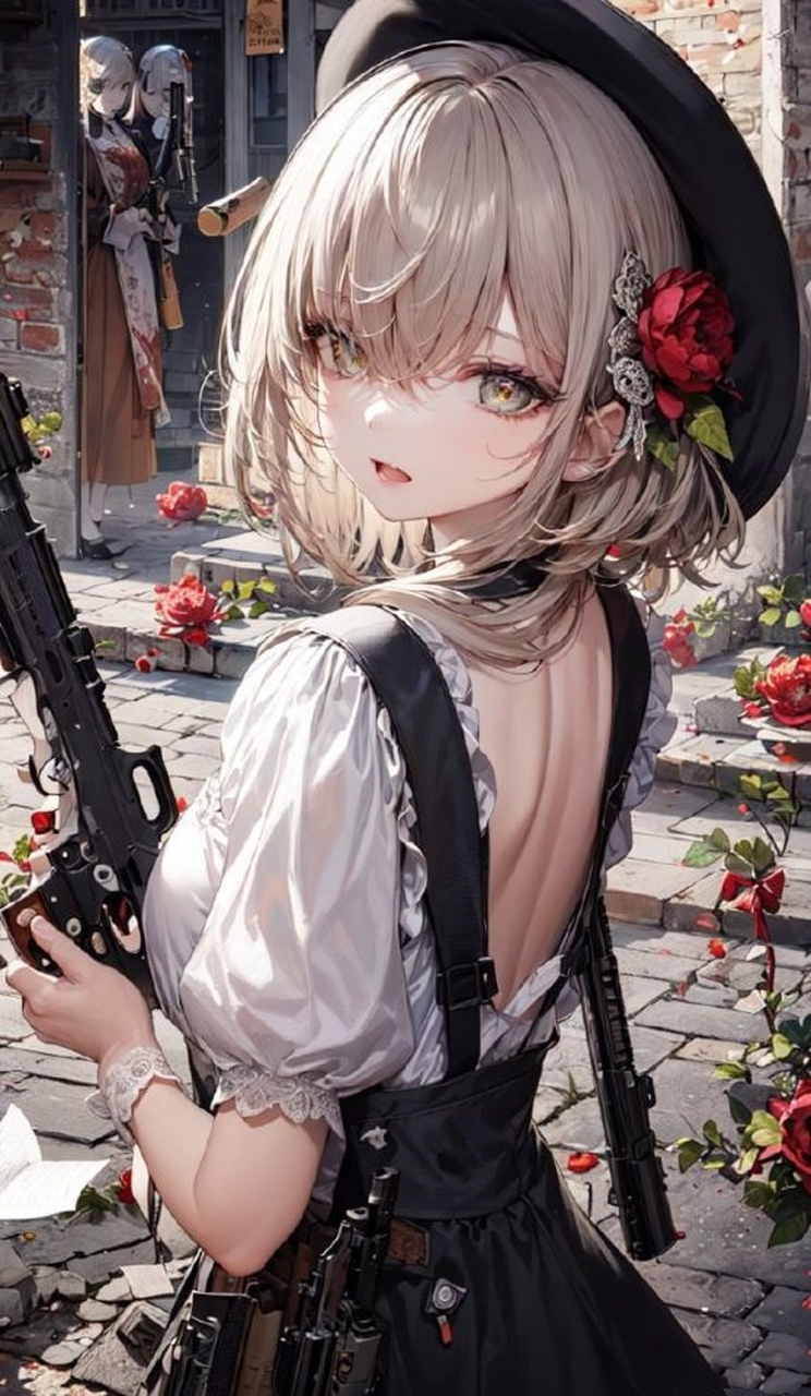 漂亮的少女#动漫