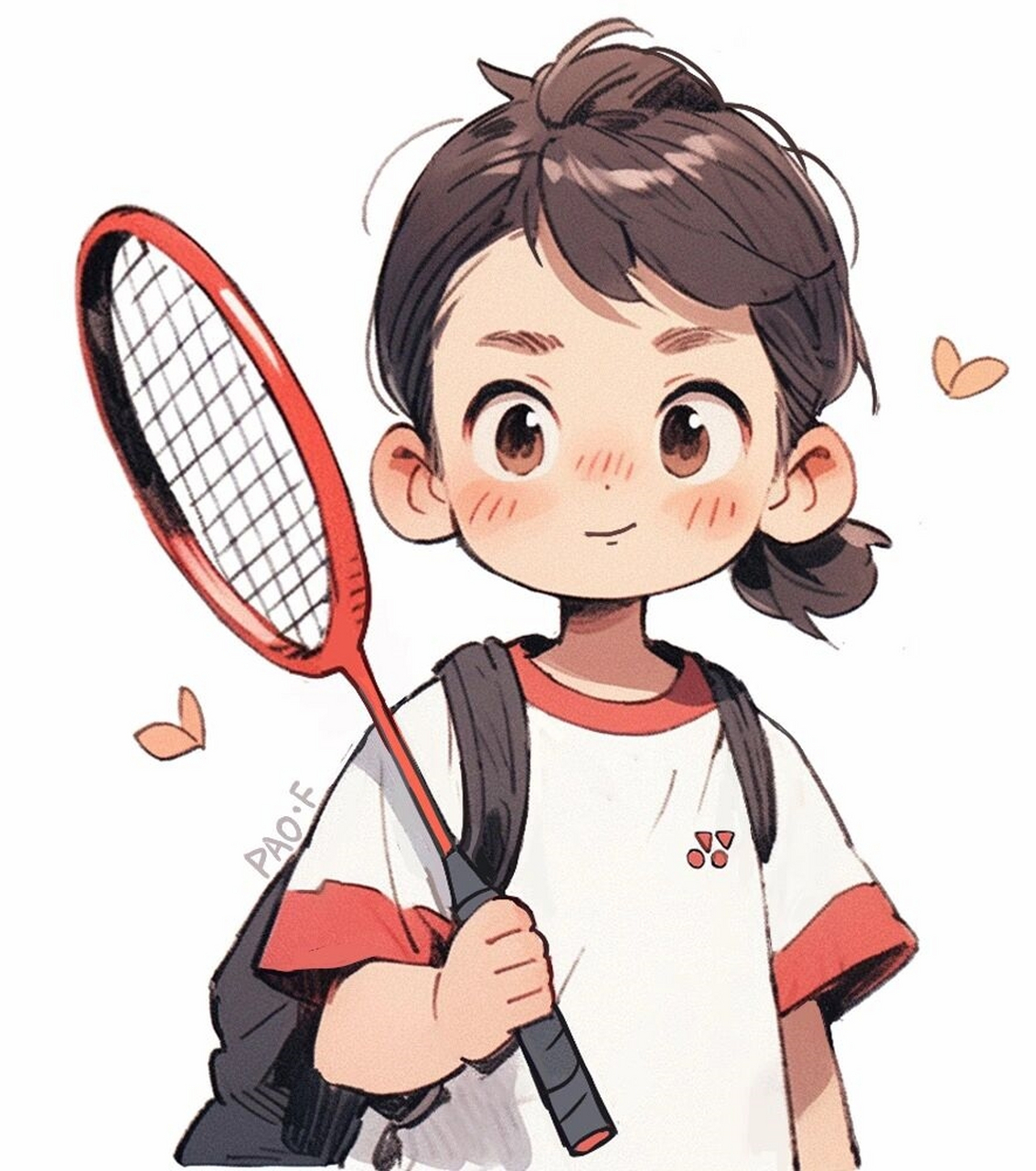 羽毛球小头像  看到一些俱乐部报名会显示头像, 摸了两个羽毛球小头像