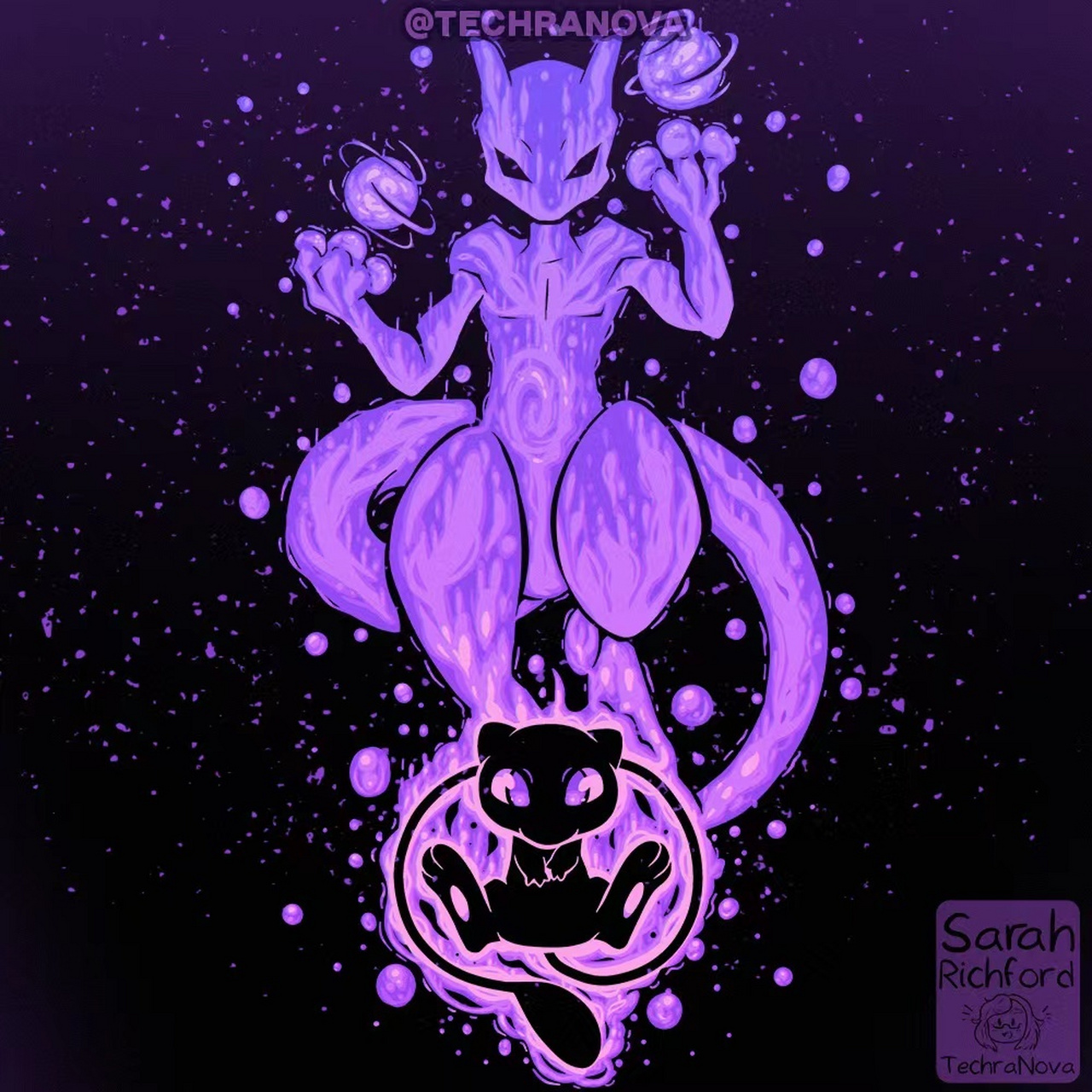 超梦&梦幻 #精灵宝可梦# #动漫# #二次元