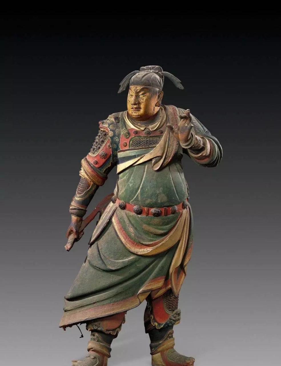 网友:故宫元代关羽像,这帽子太个性了[捂脸]