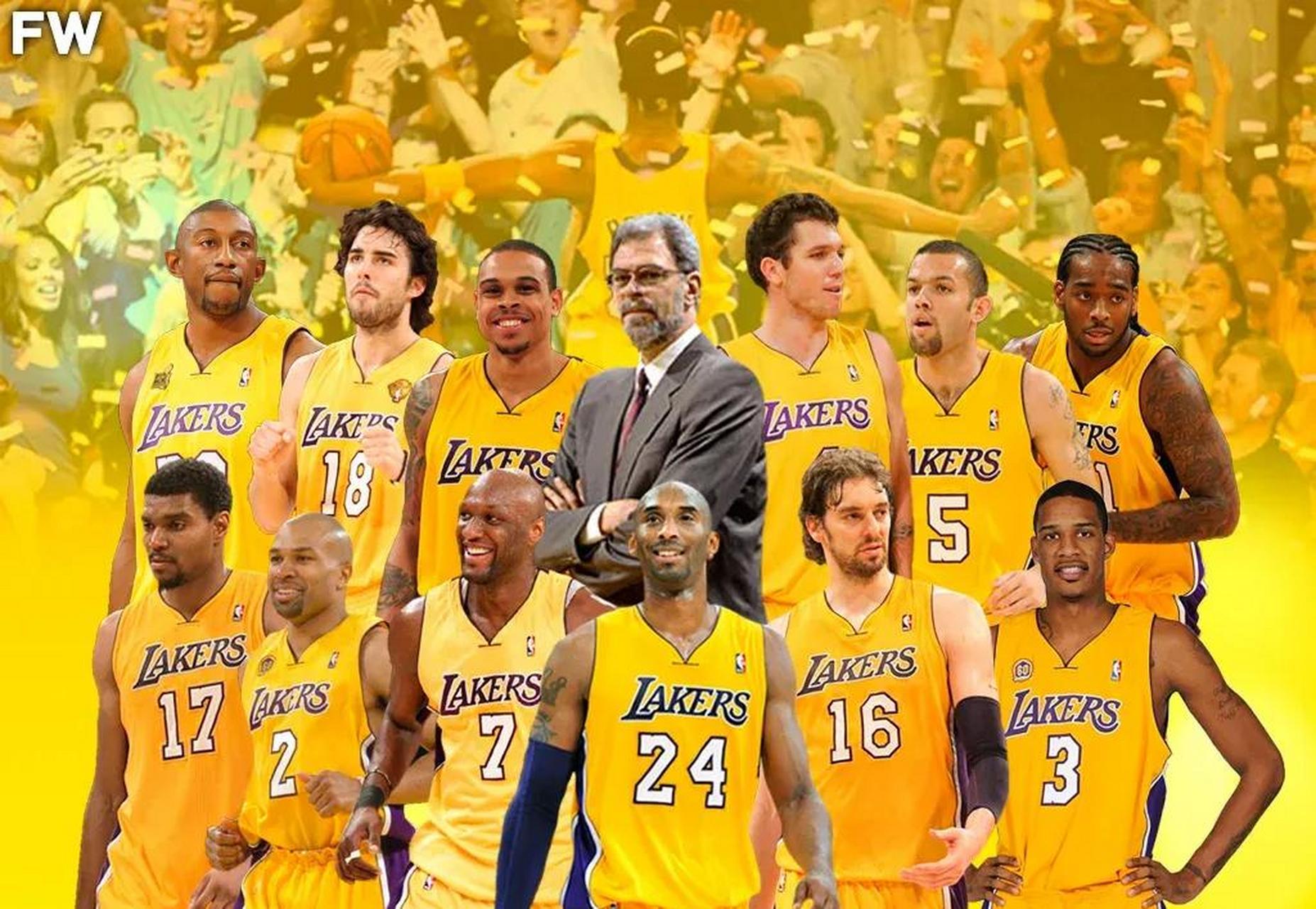 gif创作人# 2009年湖人队夺冠主要成员当季常规赛和季后赛数据一览