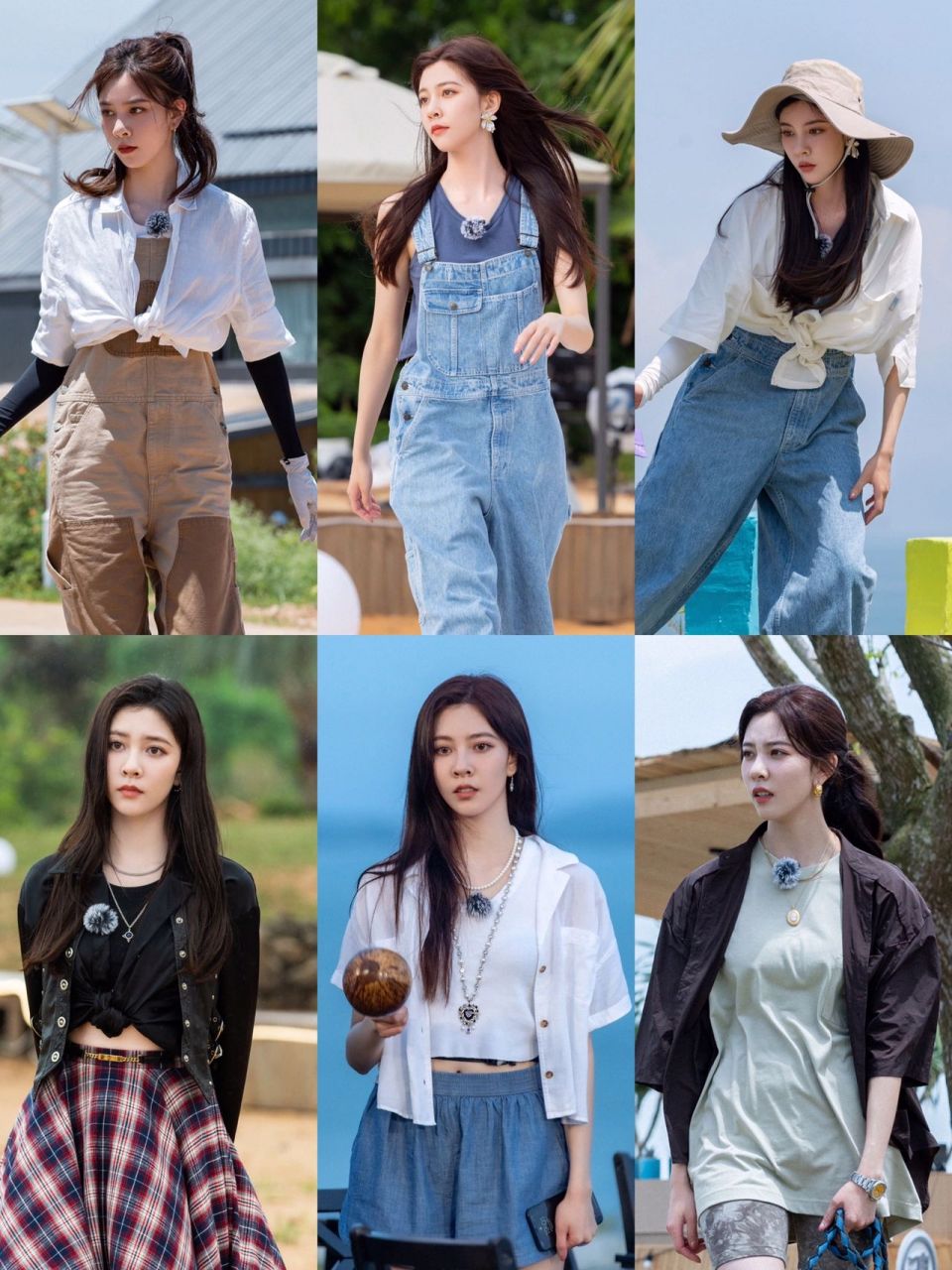 宋妍霏穿搭 属于这个夏天的海边色彩辣妹 宋妍霏综艺《五十公里桃花坞