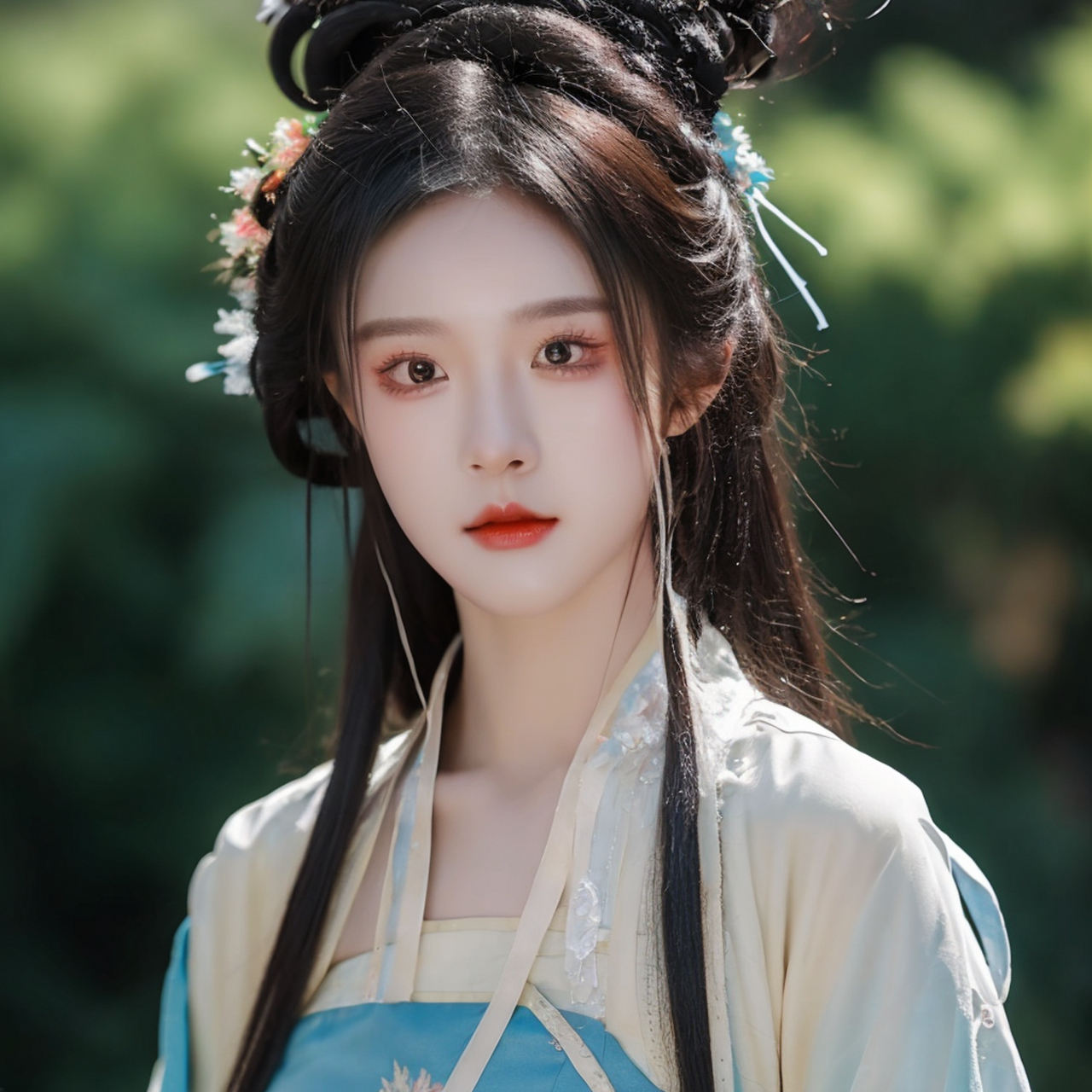 古装,美女,半身照 #养眼美女