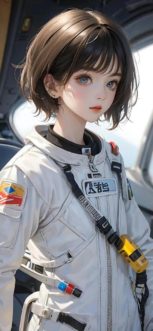 ai风格美女宇航员壁纸