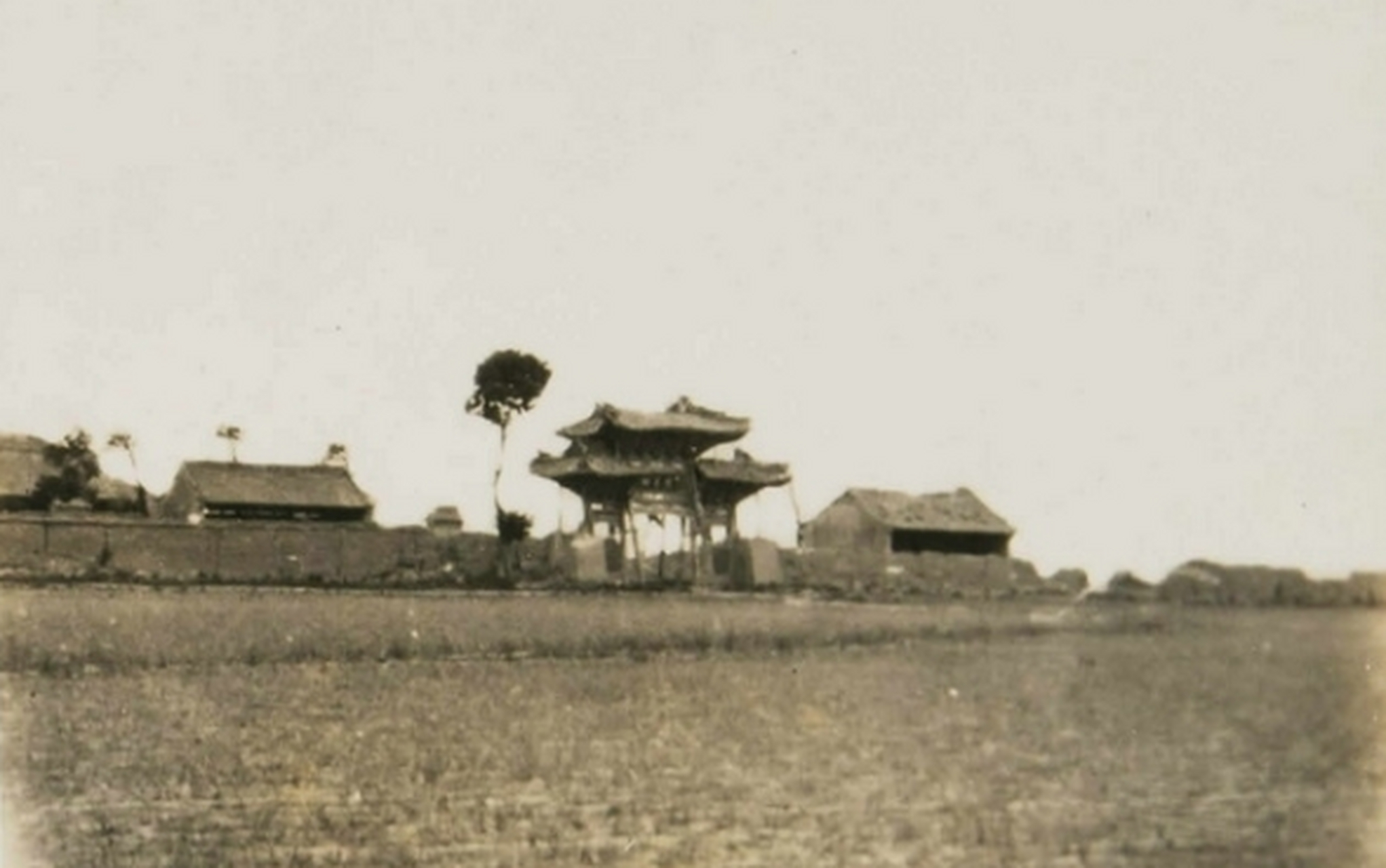 历史老照片# 1932年西安老照片,民国长安县咸阳临潼历史风貌.