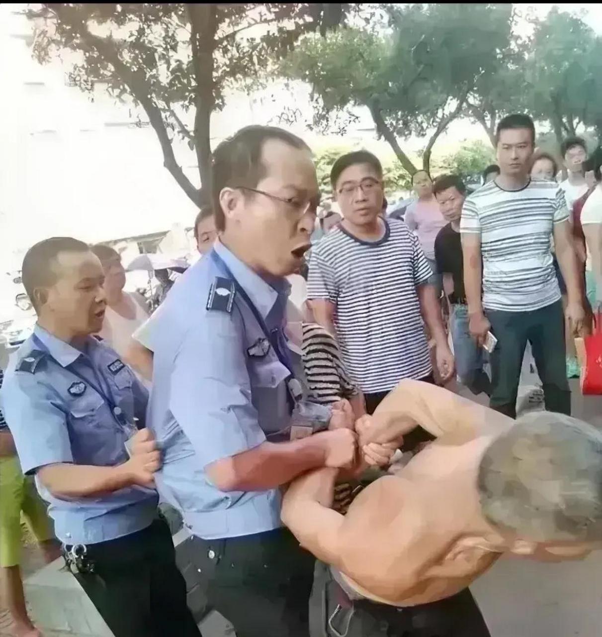 这反拧胳膊,押犯人一样的执法,大爷何罪之有?