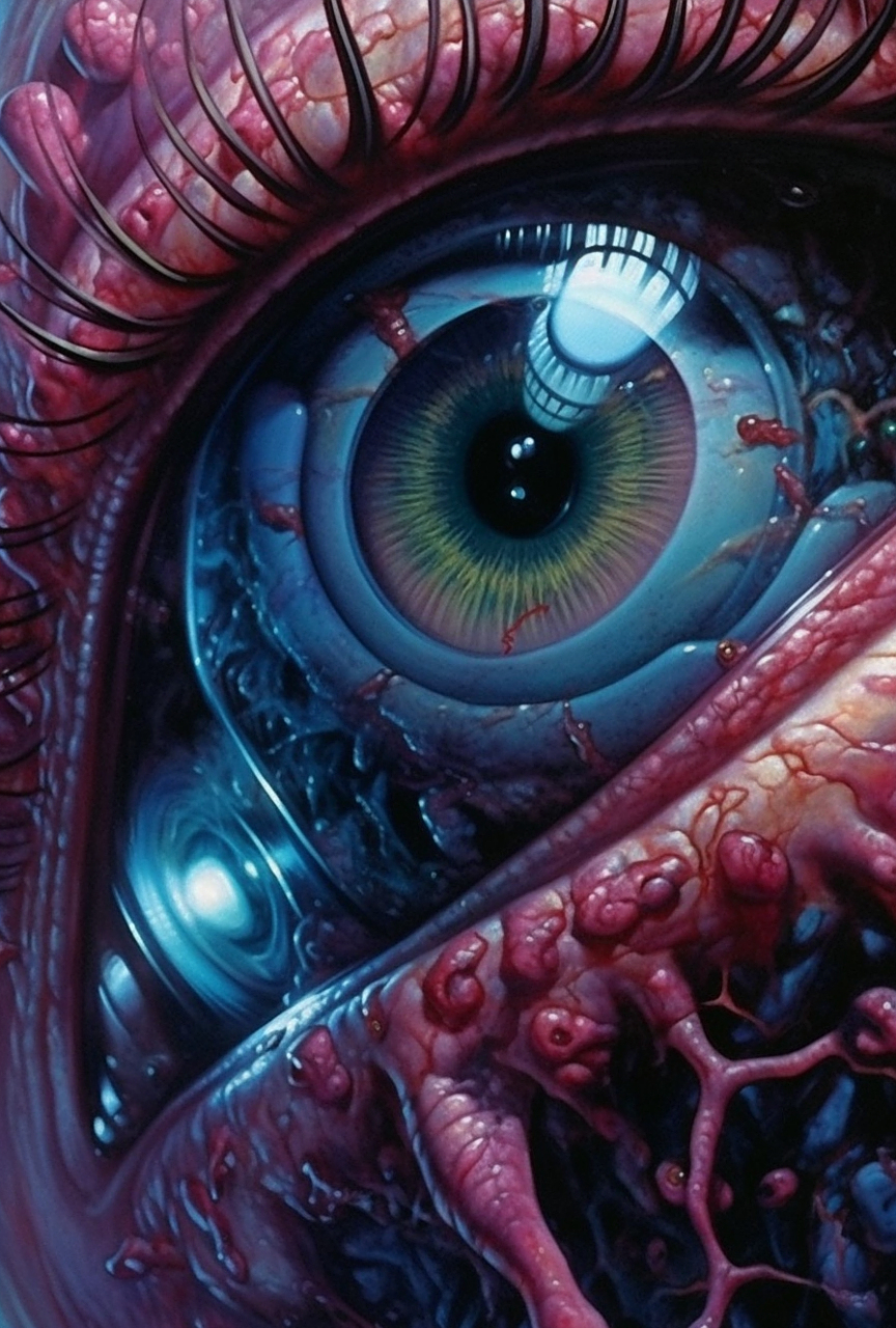 胆小勿入,可怕的眼睛! 图片确实有点瘆人!