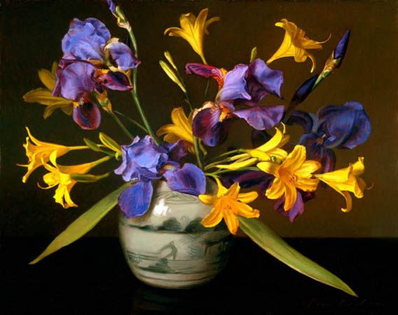 一组油画静物-美国画家埃文威尔逊#油画#油画棒
