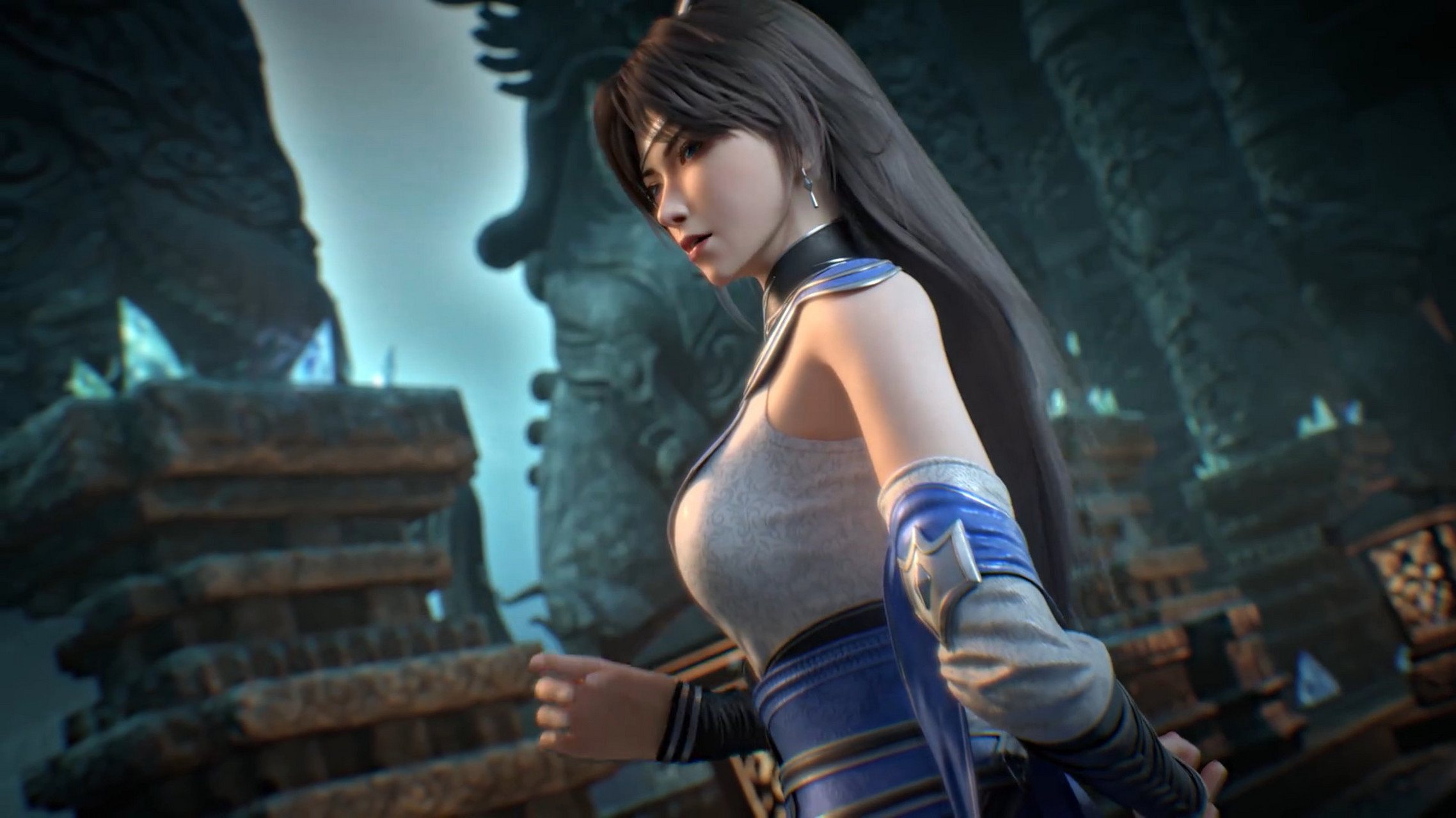 《百炼成神》动图 | 46 裴芸,裴家年轻的美女长老,仙府之行,唯一有可