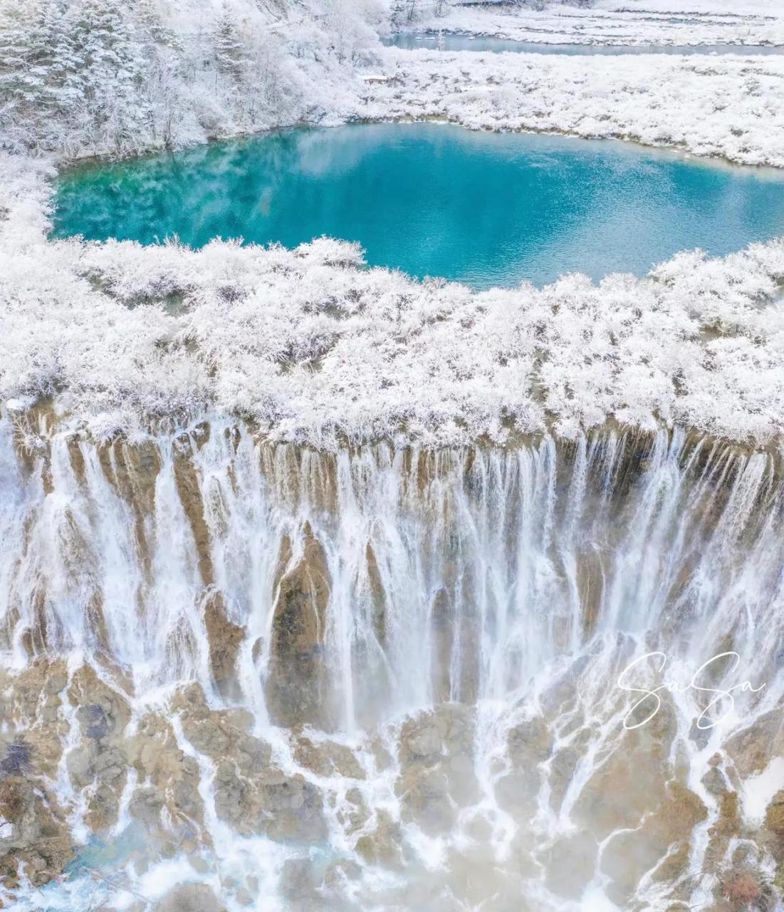 九寨沟雪景图 近日九寨沟那边下雪,景色迷人