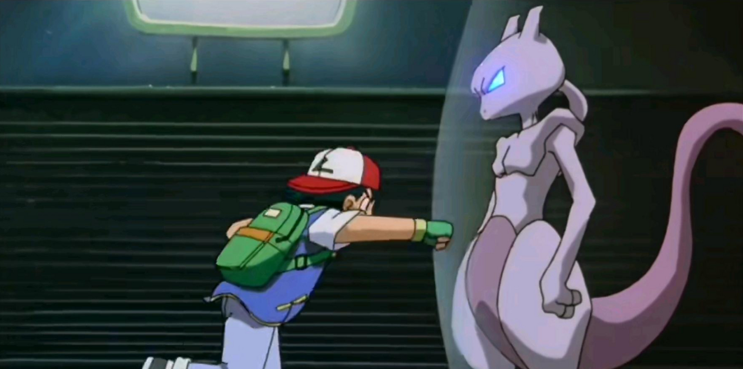 小智曾经对超梦挥出一拳,而且超梦还开启了防护罩,可见对小智实力的