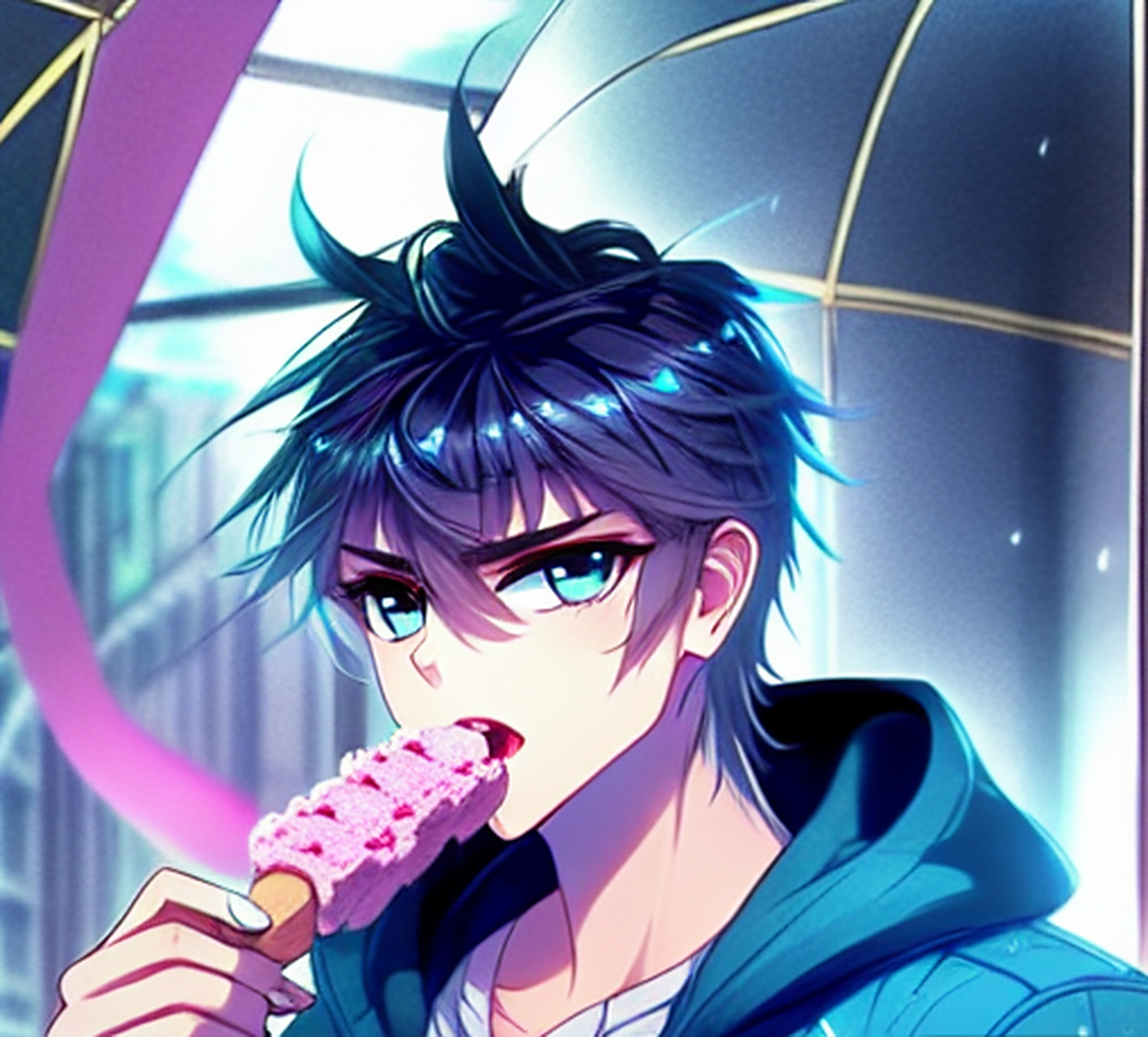 斗罗大陆2绝世唐门##ai二次元绘画#  帅帅#乐享周末分享吧# 的霍雨 