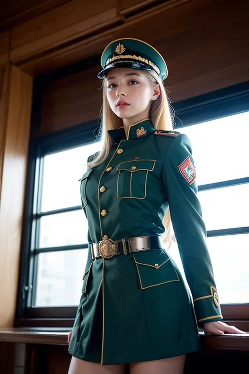 "这群穿制服的女孩简直是军装的魔法师!