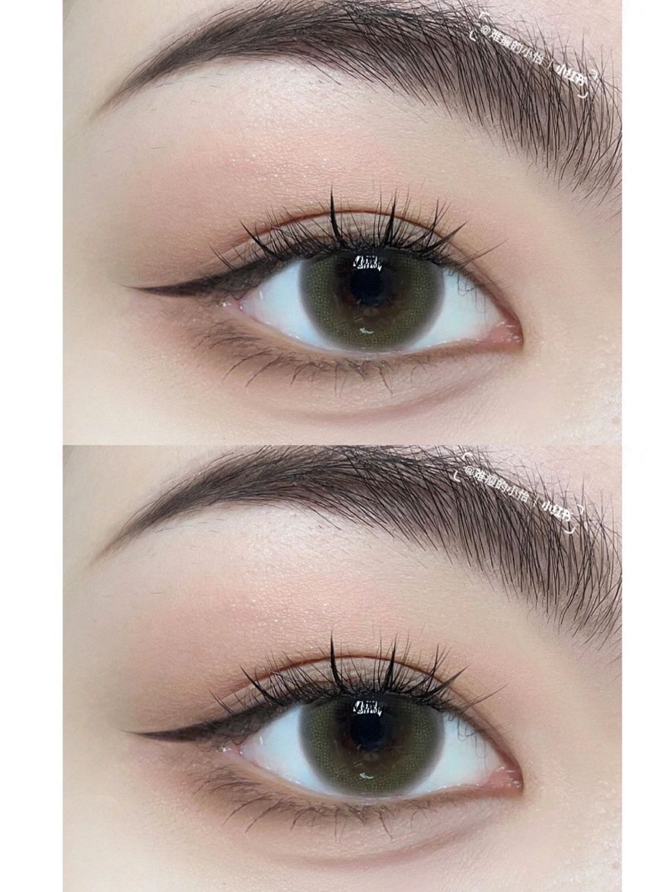 肿眼泡内双快速出门干净眼妆我悟了 有没有姐妹跟我一样有着黑黑眼尾