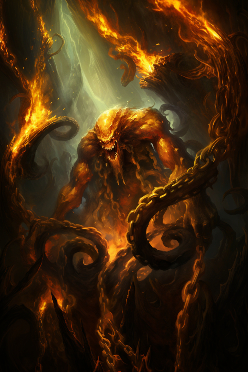 地狱狂魔,盘点ai中的各种妖魔鬼怪!#ai绘画