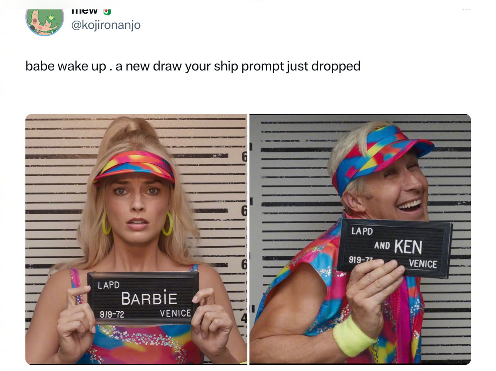 网友创作的「芭比」真人电影剧照梗图 676767