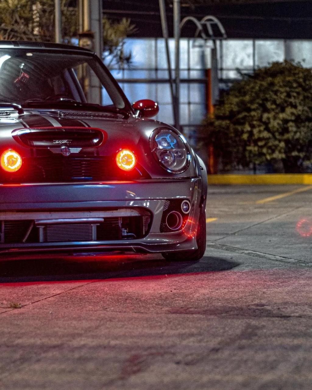 darosupercharged mini r53 搭配超大抛边的的watanabe轮毂