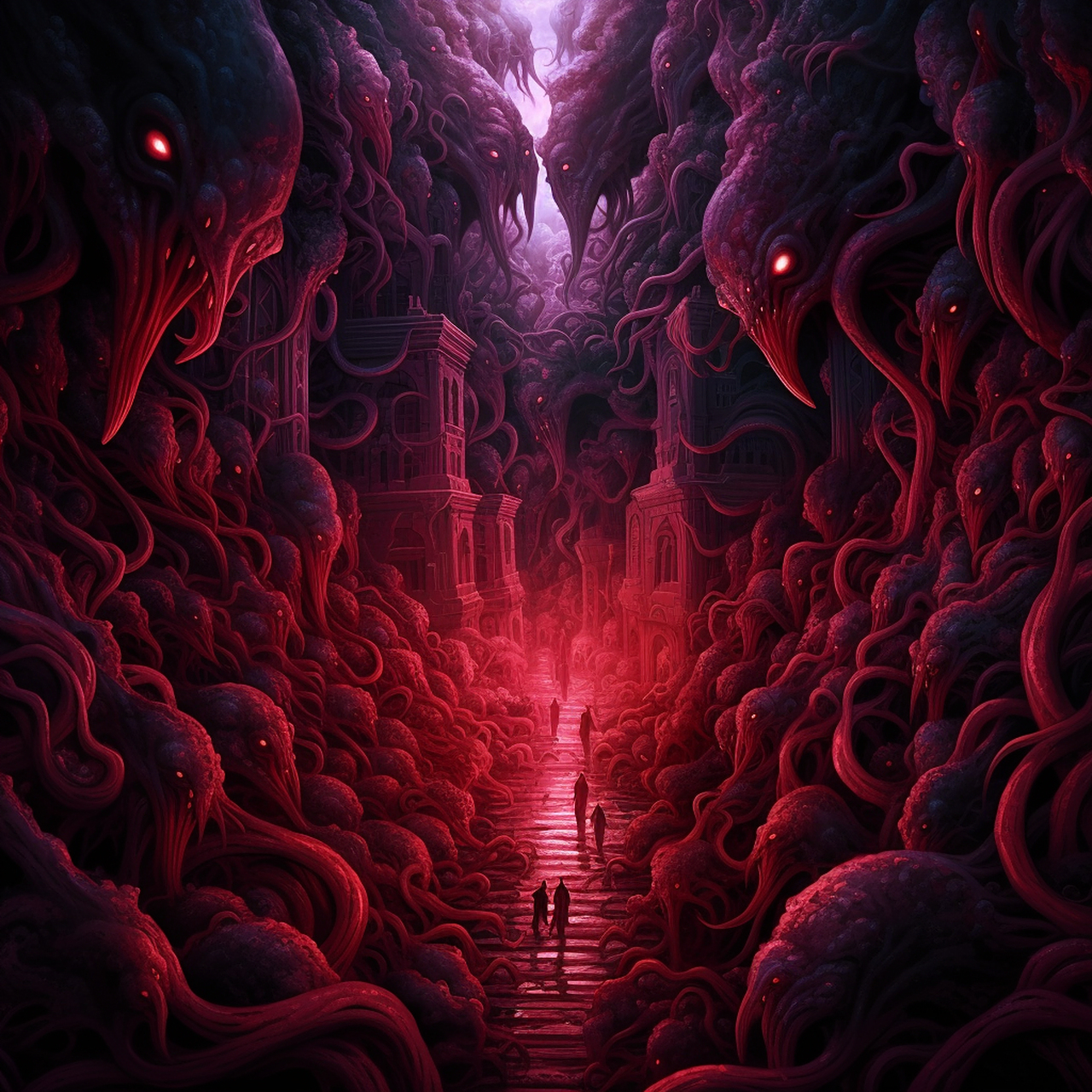 上帝之子勇闯鬼门关!#ai绘画