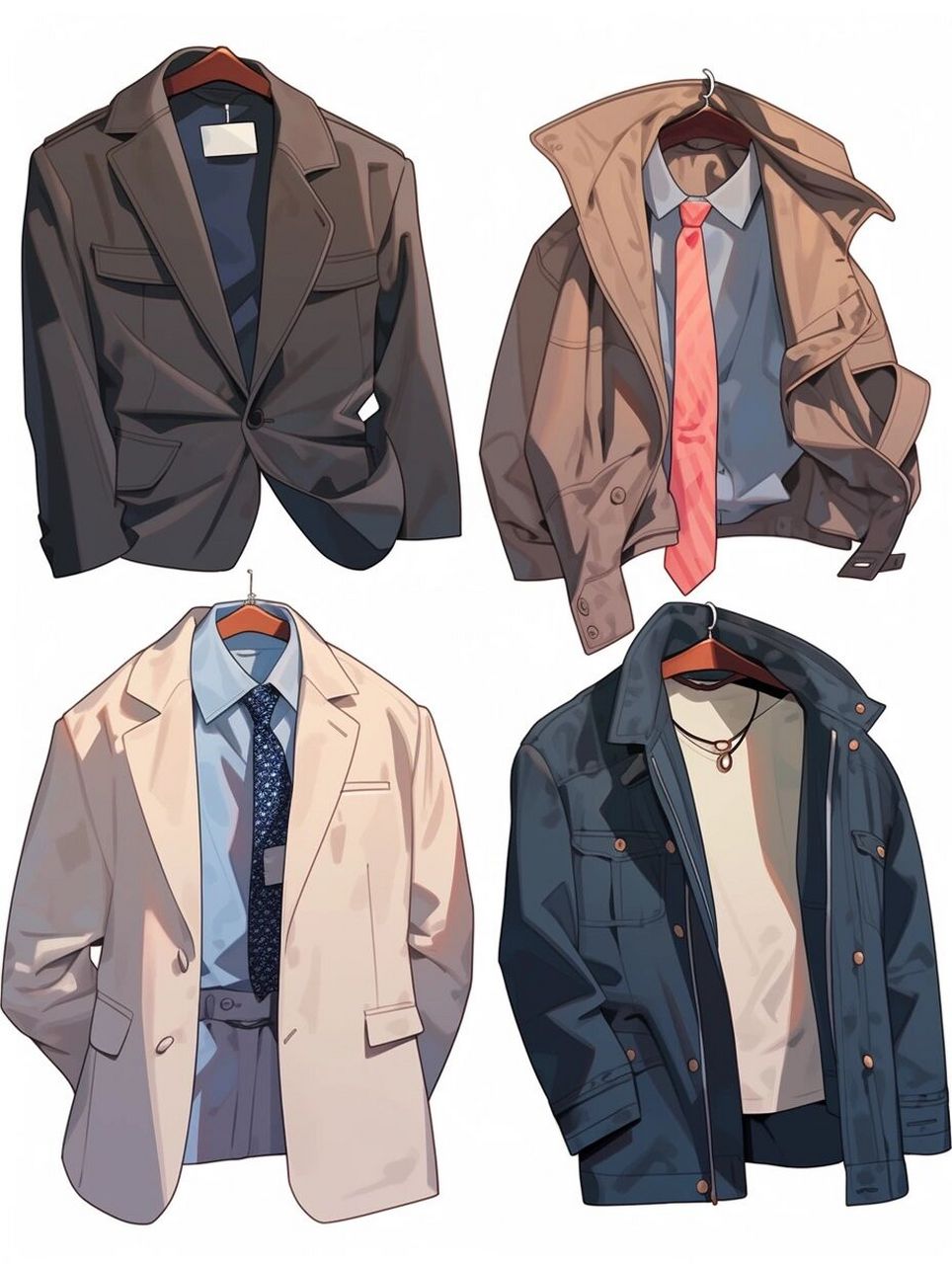 休闲外套一次搞定  男士日常休闲衣服素材合集