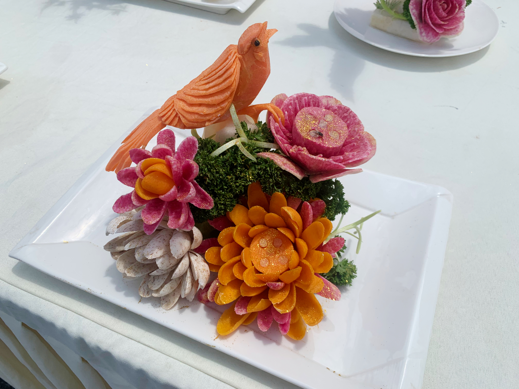 78学生雕刻考核作品展示78 73食品雕刻是烹饪艺术的结晶 09是