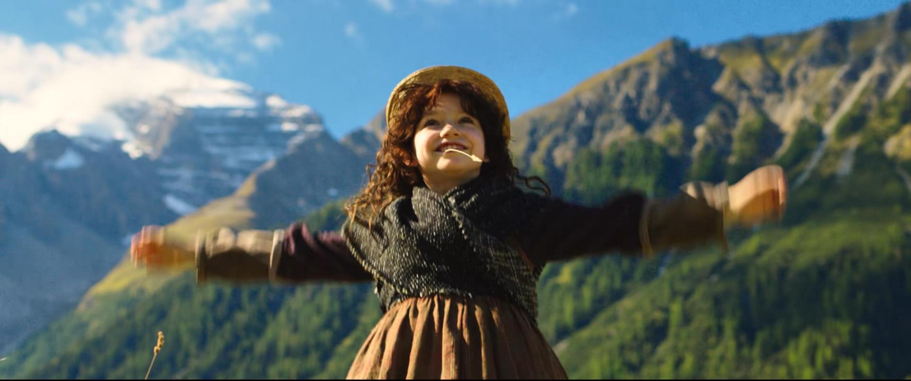 海蒂和爷爷,她是跌落人间的小天使,纯真善良温暖了世界