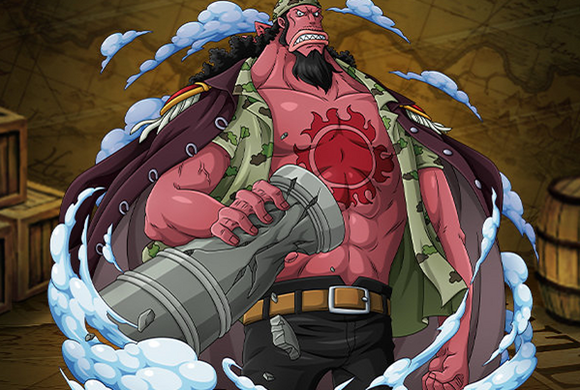 动态创作者扶持计划# #海贼王# 今天是太阳海贼团首任船长费舍尔